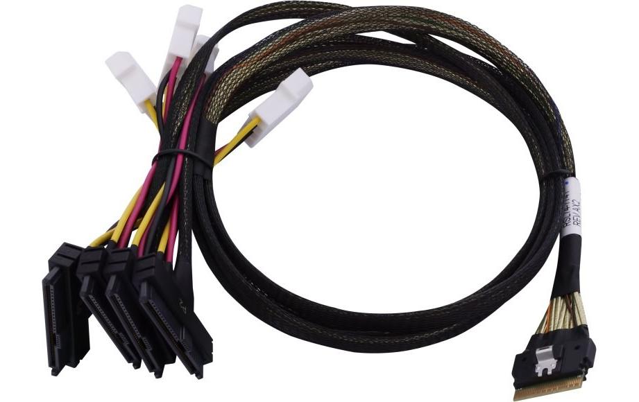 Adaptec Slim-SAS-Kabel ACK-I-SlimSASx8-4SFF-8639x2-U.2-0.8M 80 cm