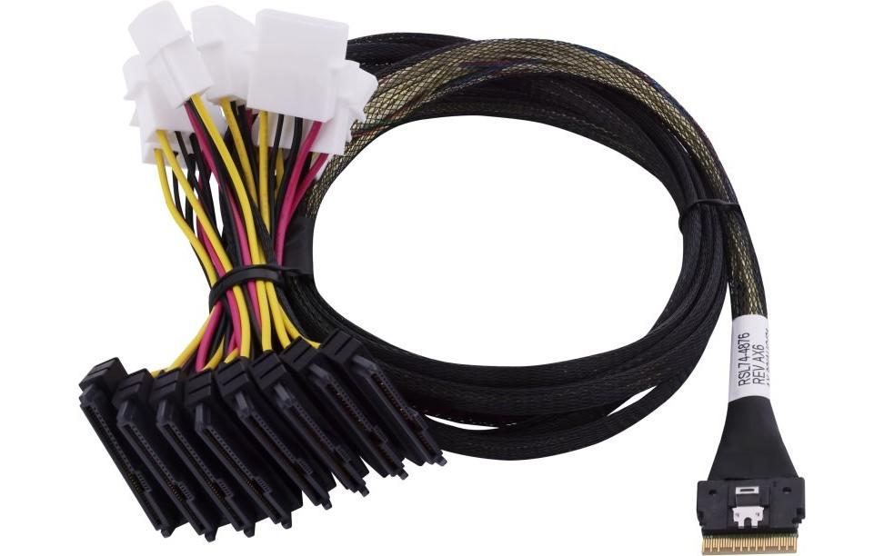 Adaptec Slim-SAS-Kabel ACK-I-SlimSASx8-8SFF-8639x1-U.3-0.8M 80 cm