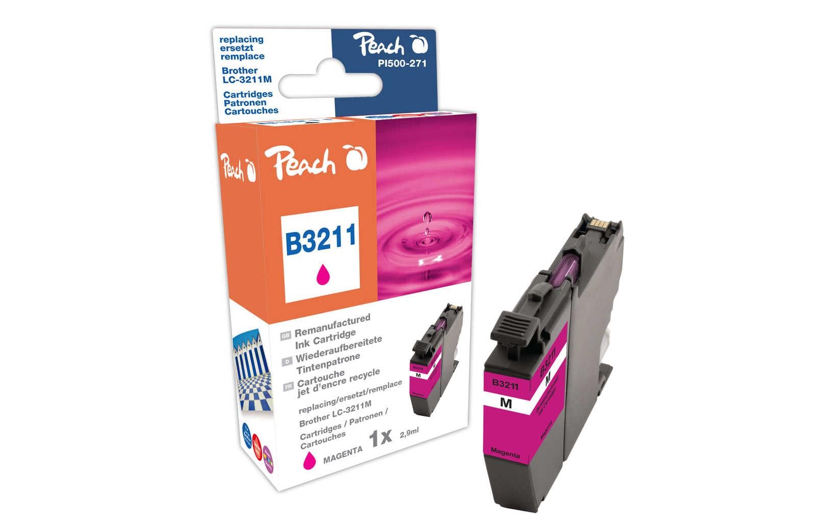 Peach Tinte Brother LC-3211 Magenta