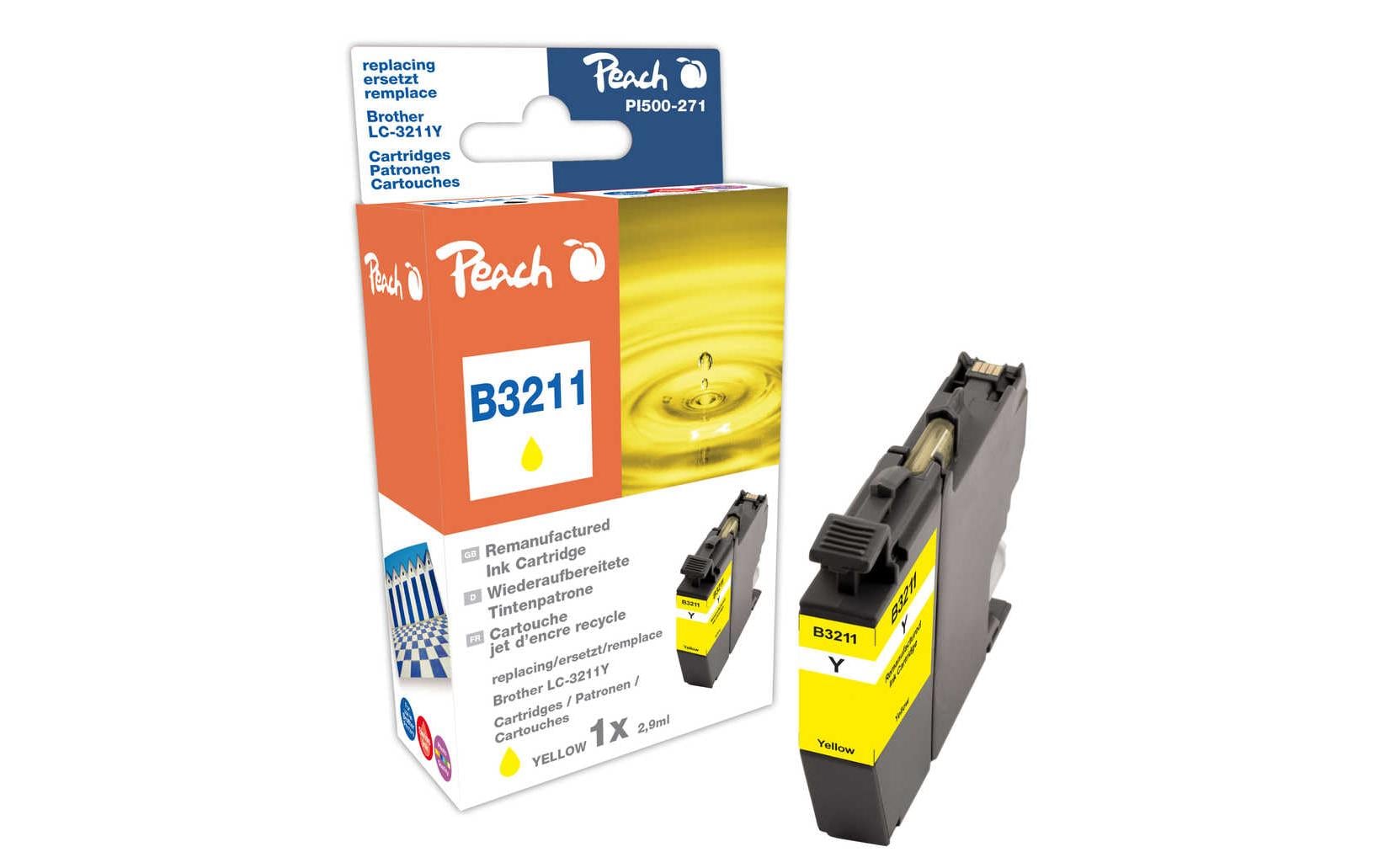 Peach Tinte Brother LC-3211 Yellow