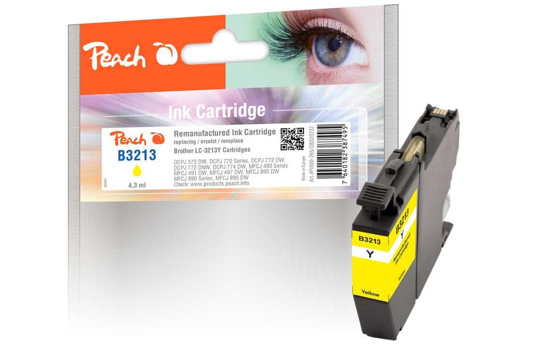 Peach Tinte Brother LC-3213 Yellow