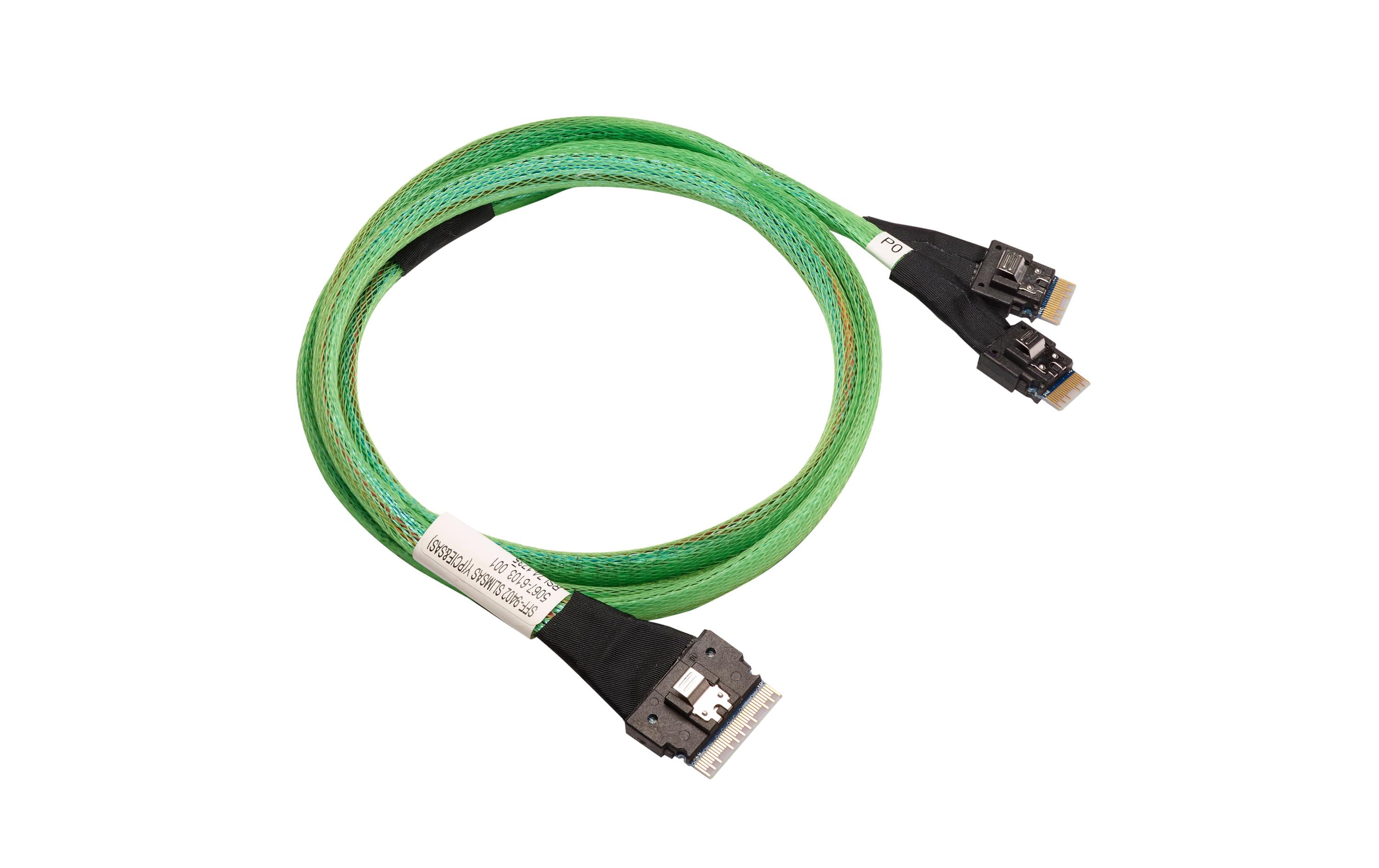 Broadcom SAS-Kabel SFF-8654 - 2x SFF-8654, 100 cm
