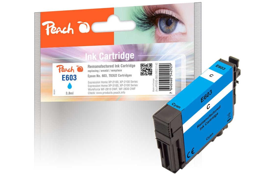 Peach Tinte Epson T03U2/ No. 603 Cyan
