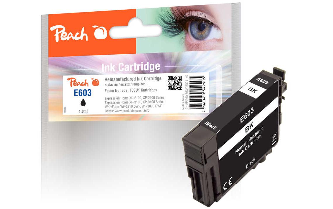 Peach Tinte Epson T03U1/ No. 603 Black