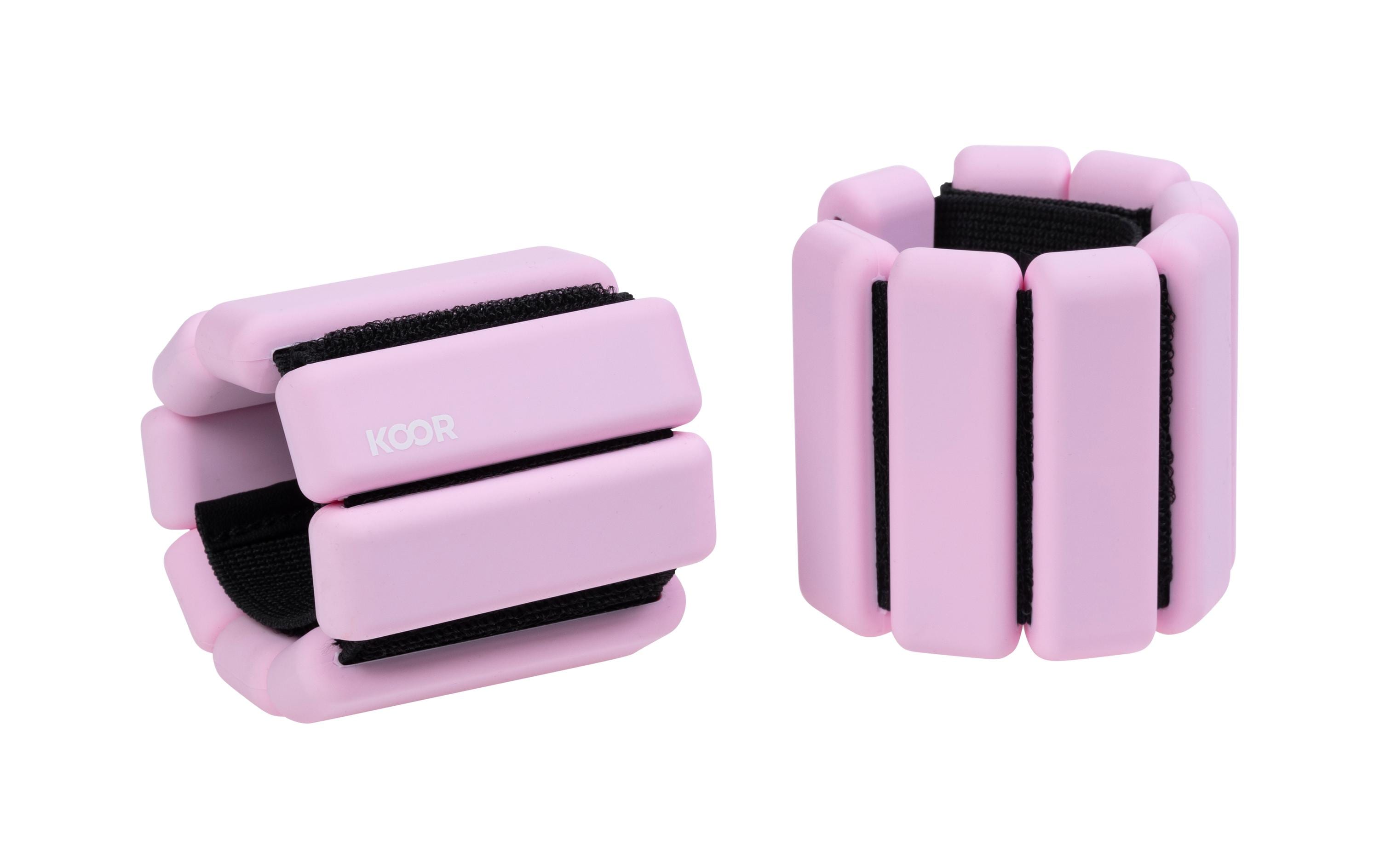 KOOR Gewichtsmanschetten 2 x 0.5 kg, Rosa