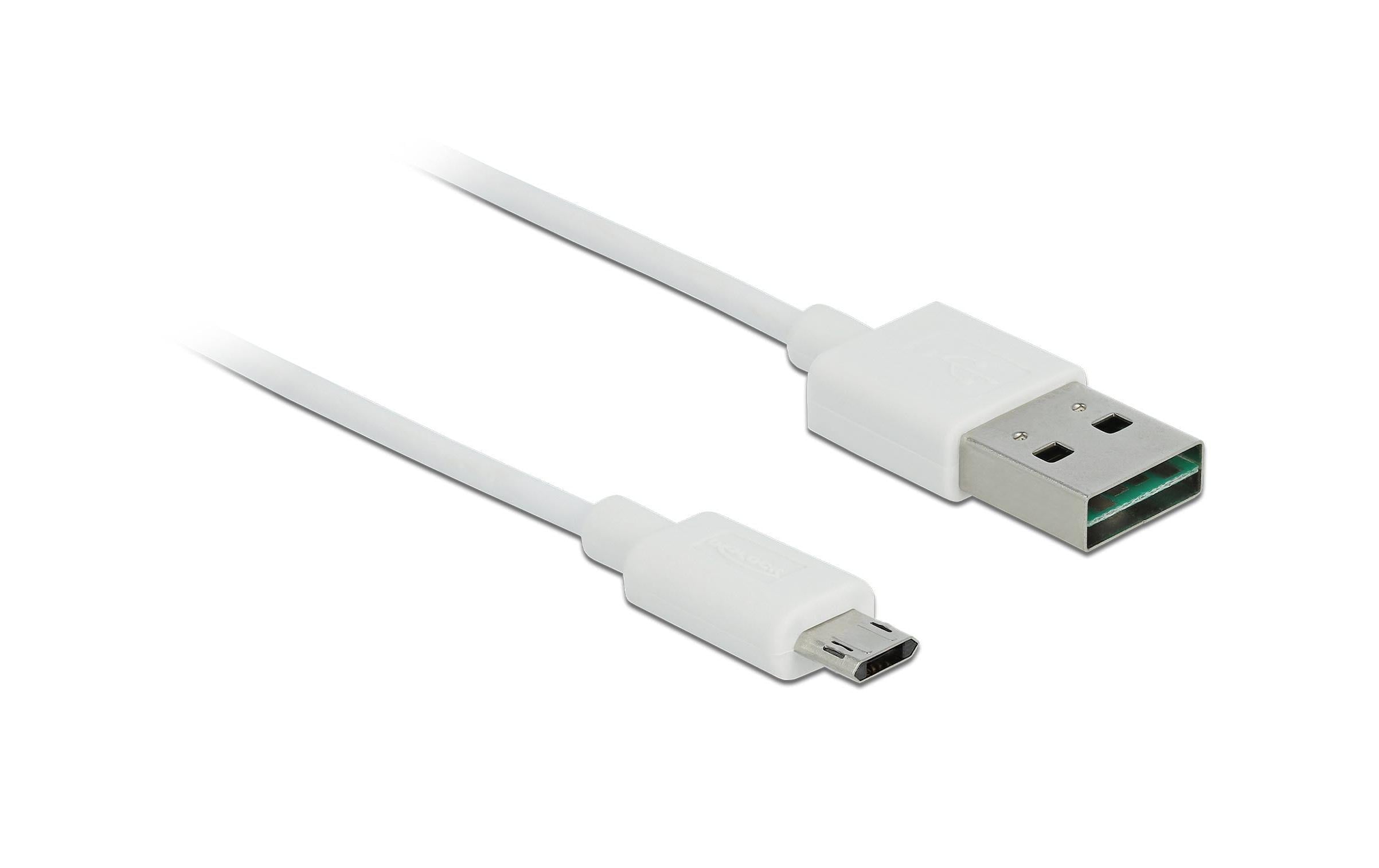 Delock USB 2.0-Kabel EASY-USB USB A - Micro-USB B 1 m