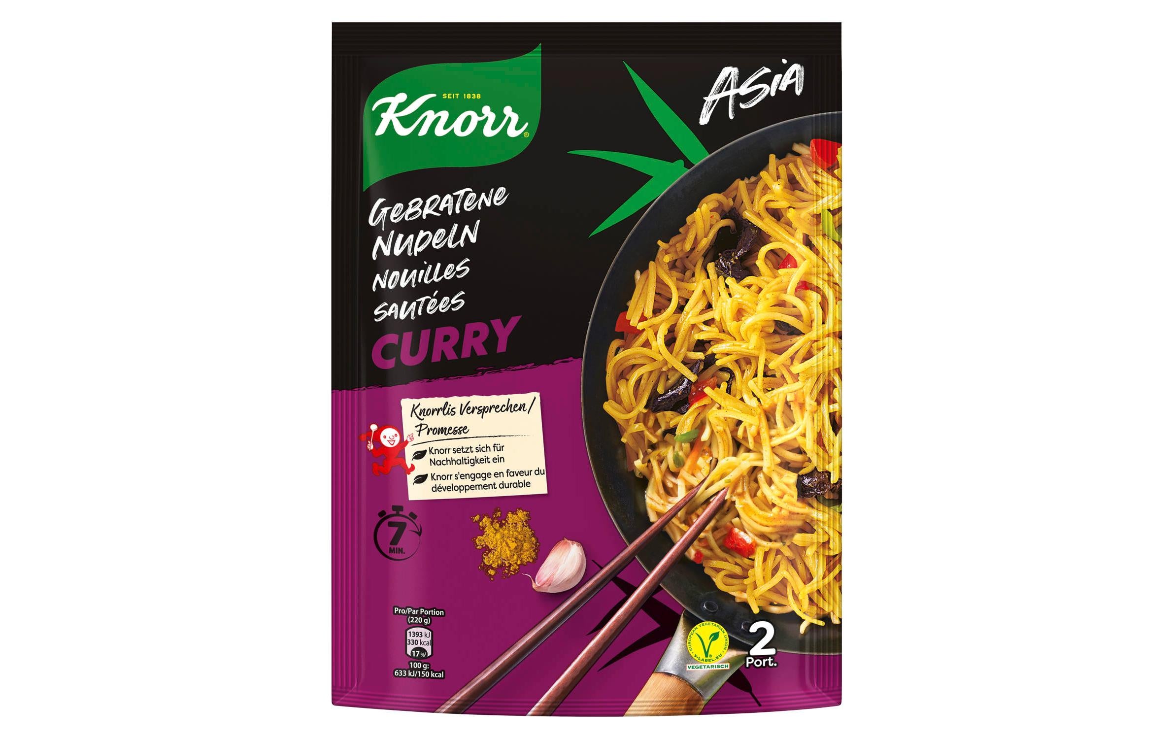 Knorr Gebratene Nudeln Curry 2 Portionen
