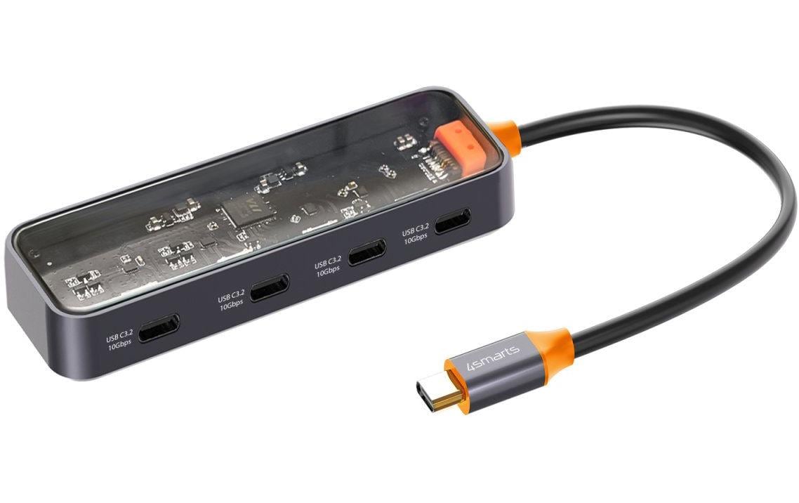 4smarts USB-Hub 4 in 1 Lucid Hub
