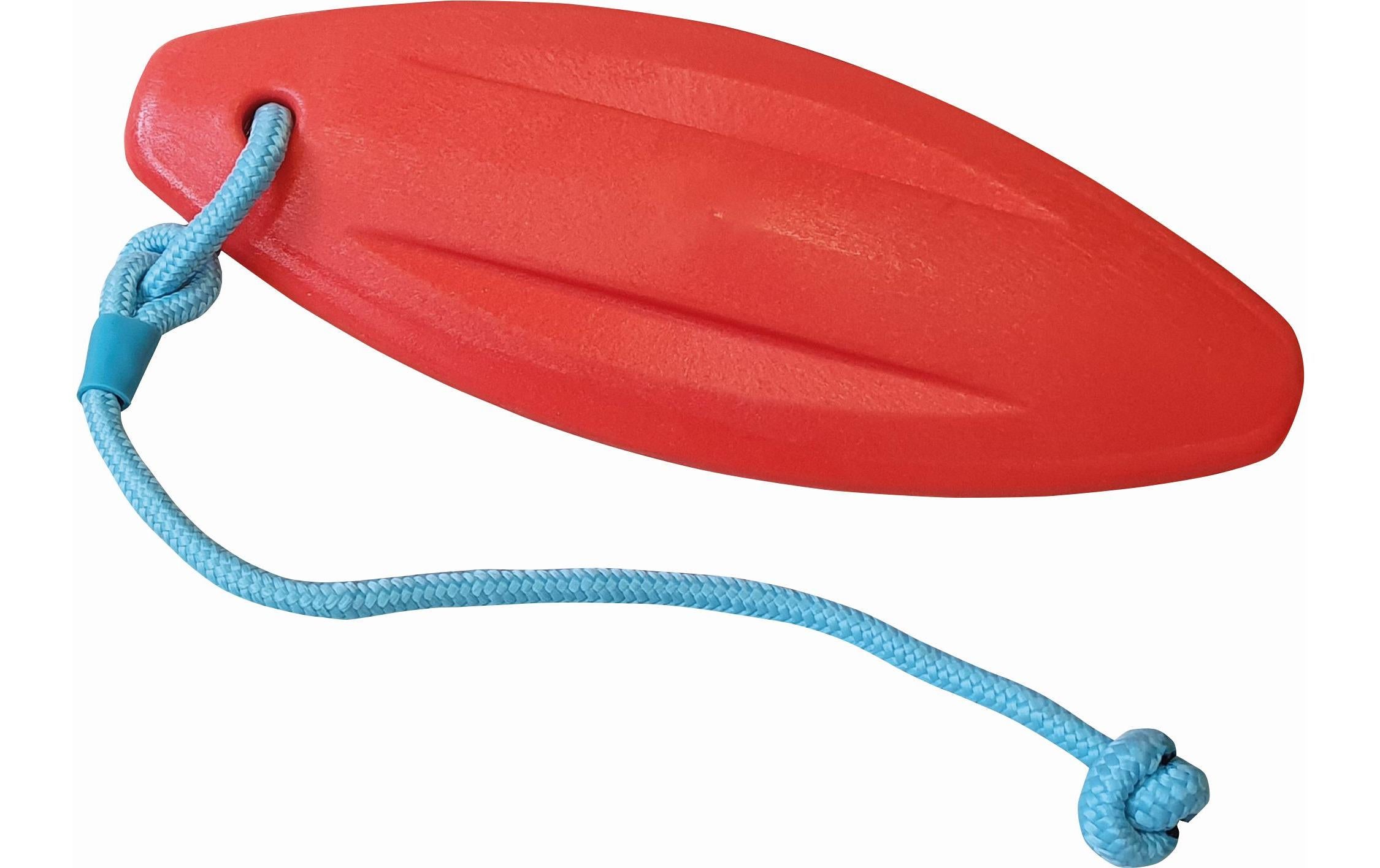 Nobby Schwimmspielzeug Lifeboard mit Seil, 26 cm, Rot