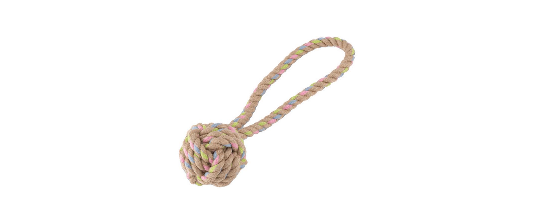 Beco Pets Hunde-Spielzeug Hemp Rope Ball on Loop 30 cm