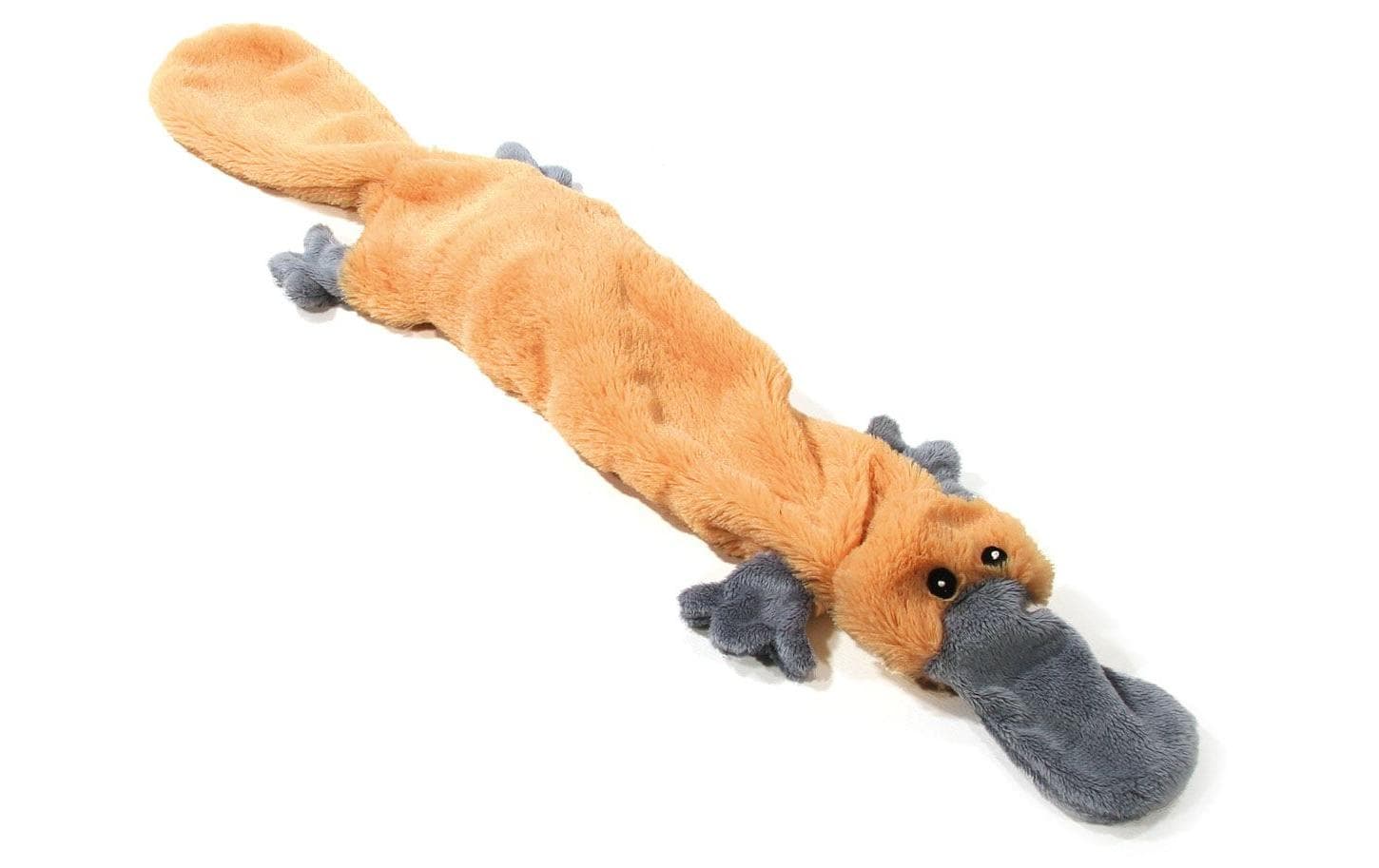 SwissPet Hunde-Spielzeug Schlappi-Schnabeltier, L, 60 cm, Braun