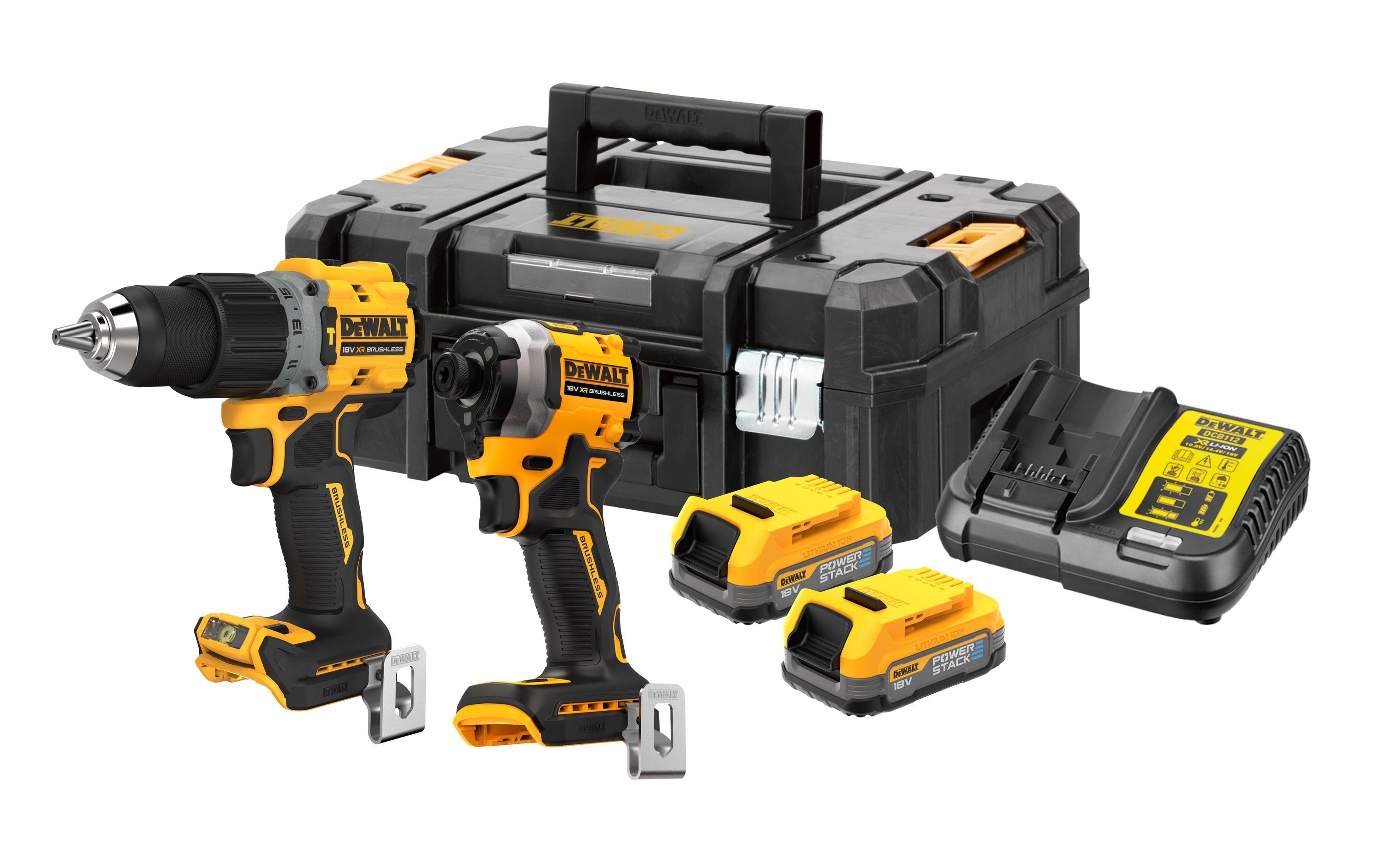 DEWALT Akku-Maschinen Set 18 V Bohrschrauber & Schlagschrauber