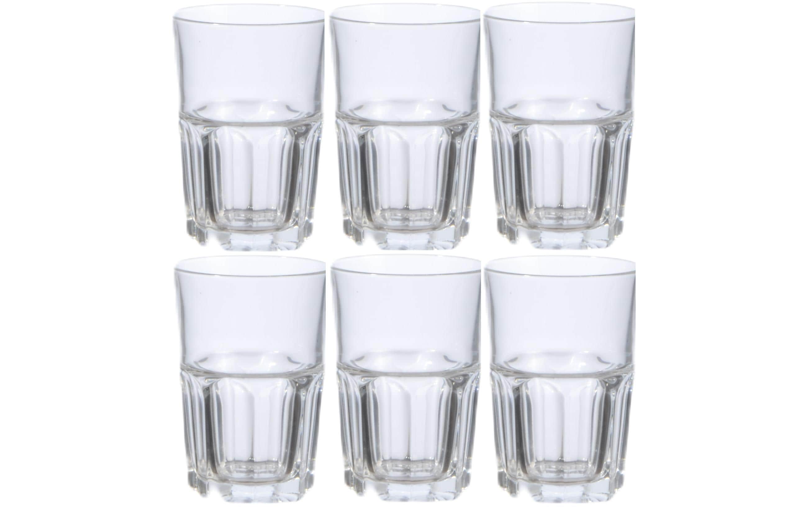 Arcoroc Trinkglas Granity 350 ml, 6 Stück, Transparent