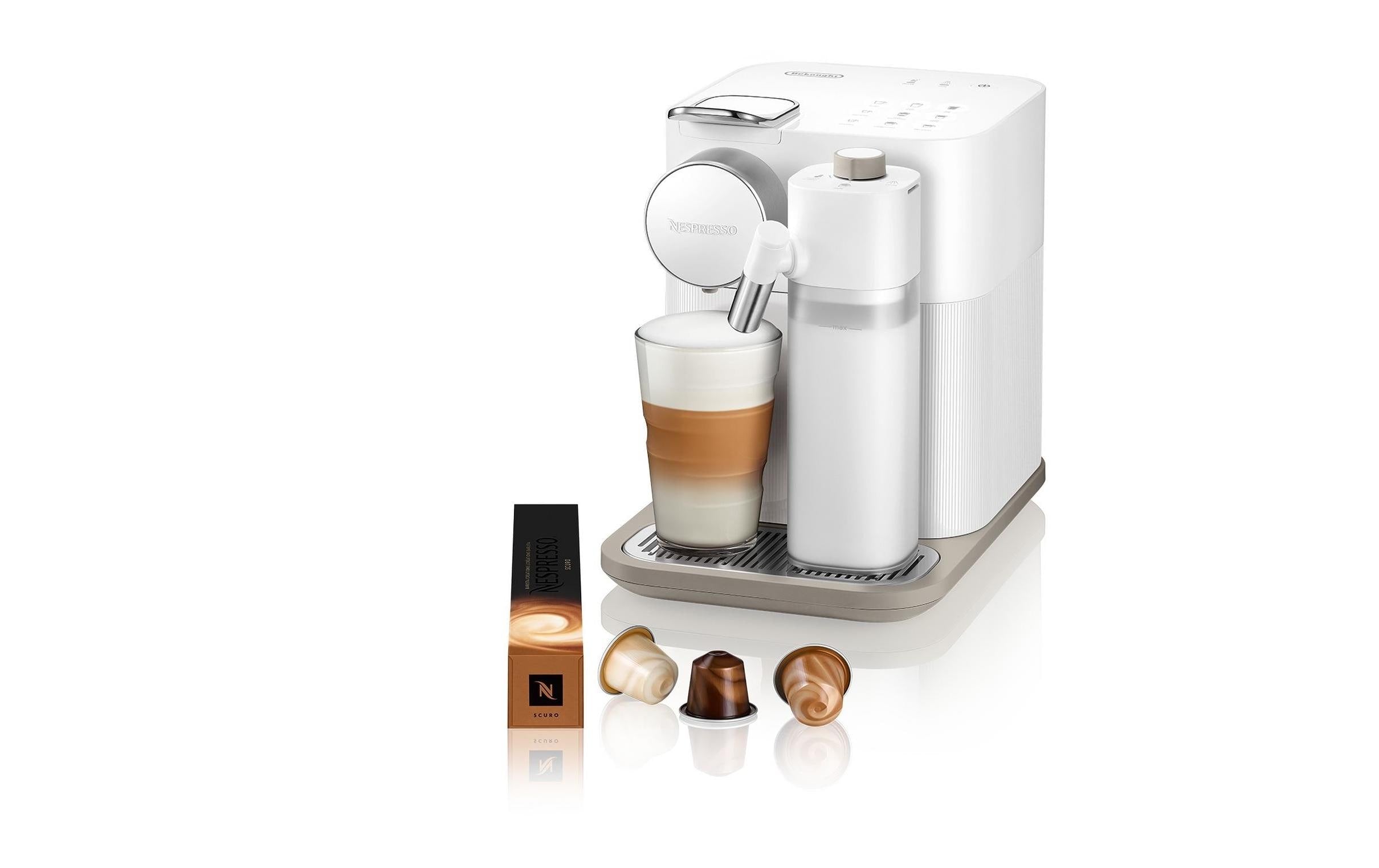 De'Longhi Kaffeemaschine Nespresso Gran Lattissima EN 640.W Weiss