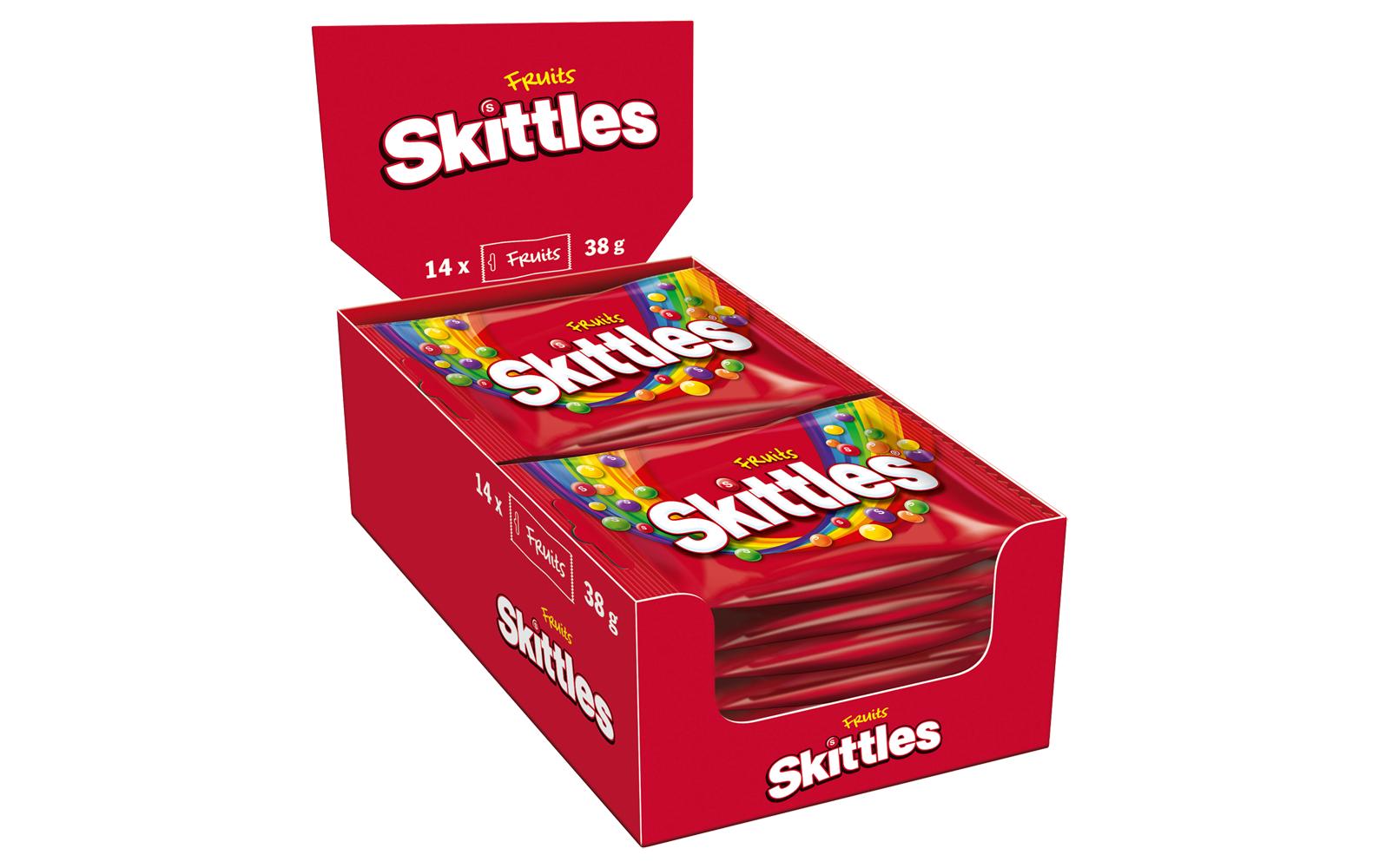 Skittles Kaubonbon Skittles Fruits 14 x 38 g
