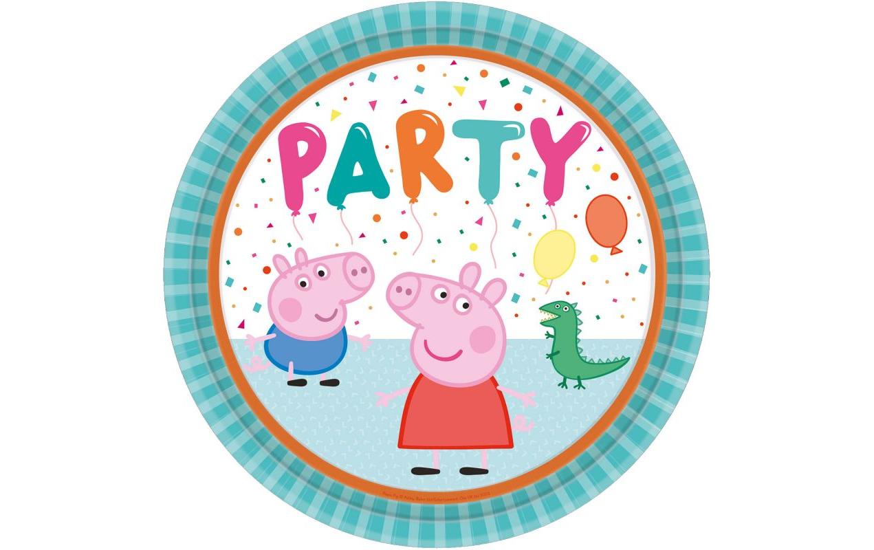 Amscan Einwegteller PeppaPig 8 Stück