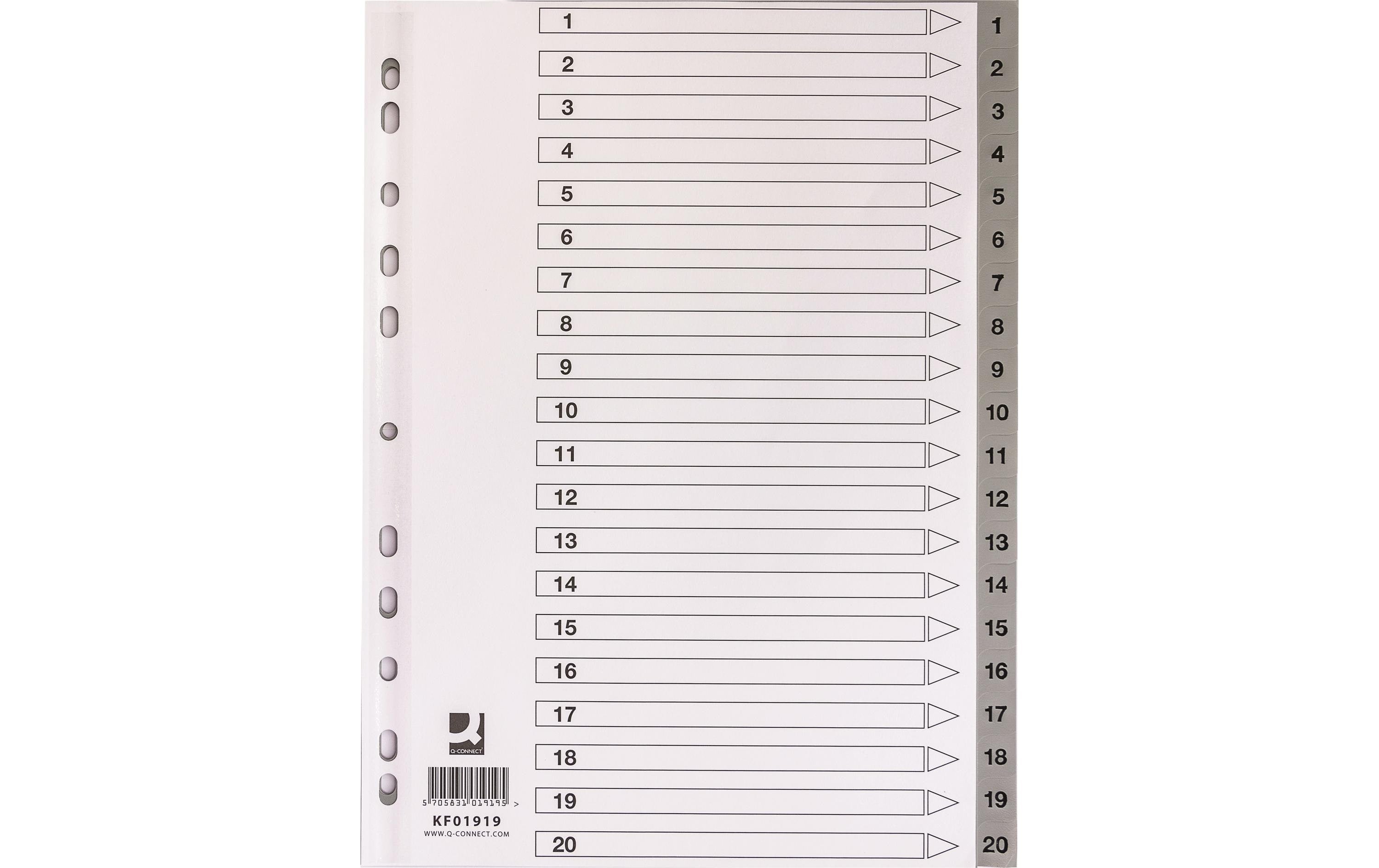 CONNECT Register A4, 1-20