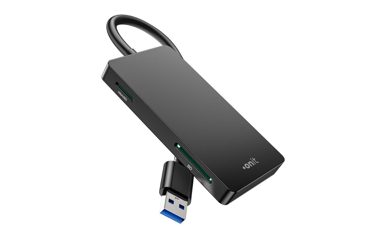 onit Card Reader Extern USB-A 3-in-1