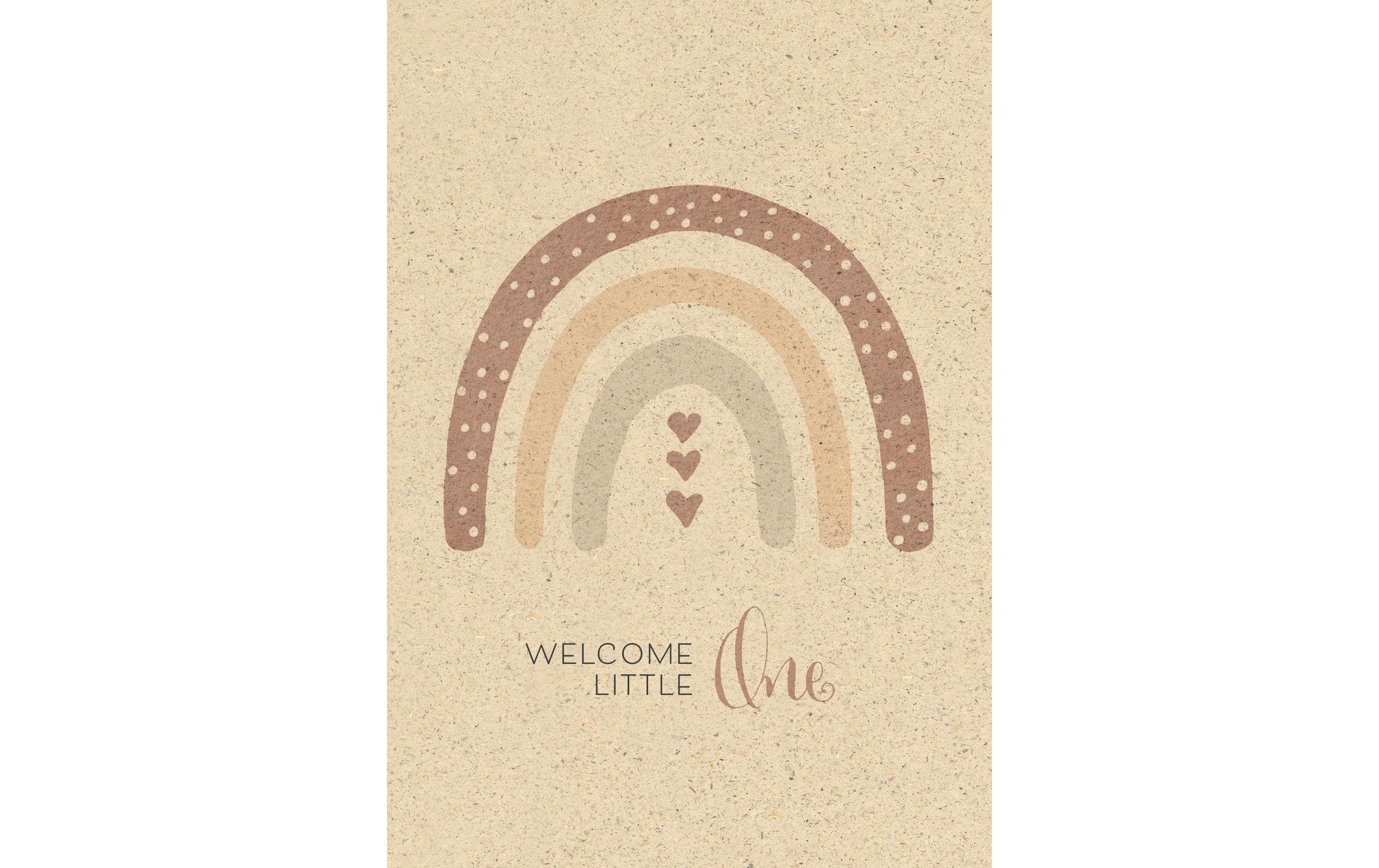 Natur Verlag Glückwunschkarte Welcome little one 12.2 x 17.5 cm