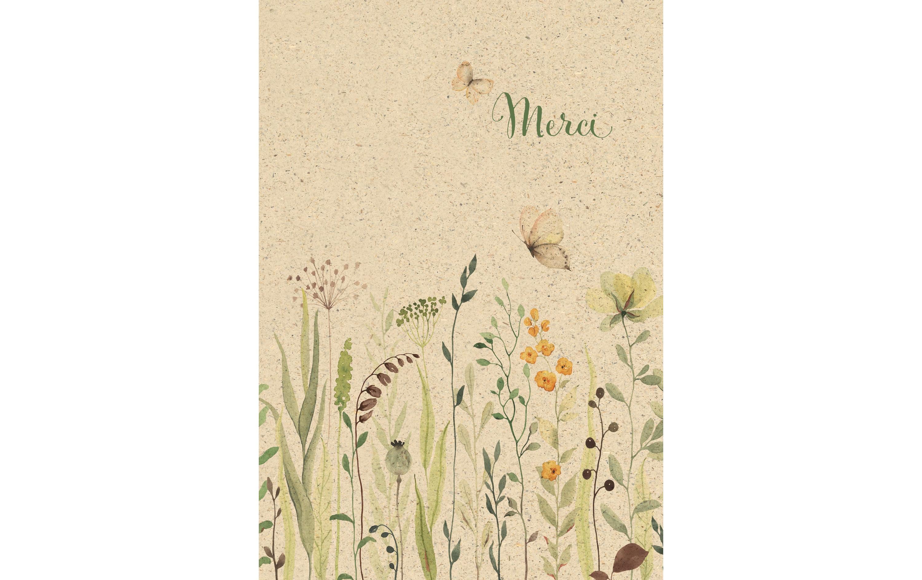 Natur Verlag Dankeskarte Merci 12.2 x 17.5 cm