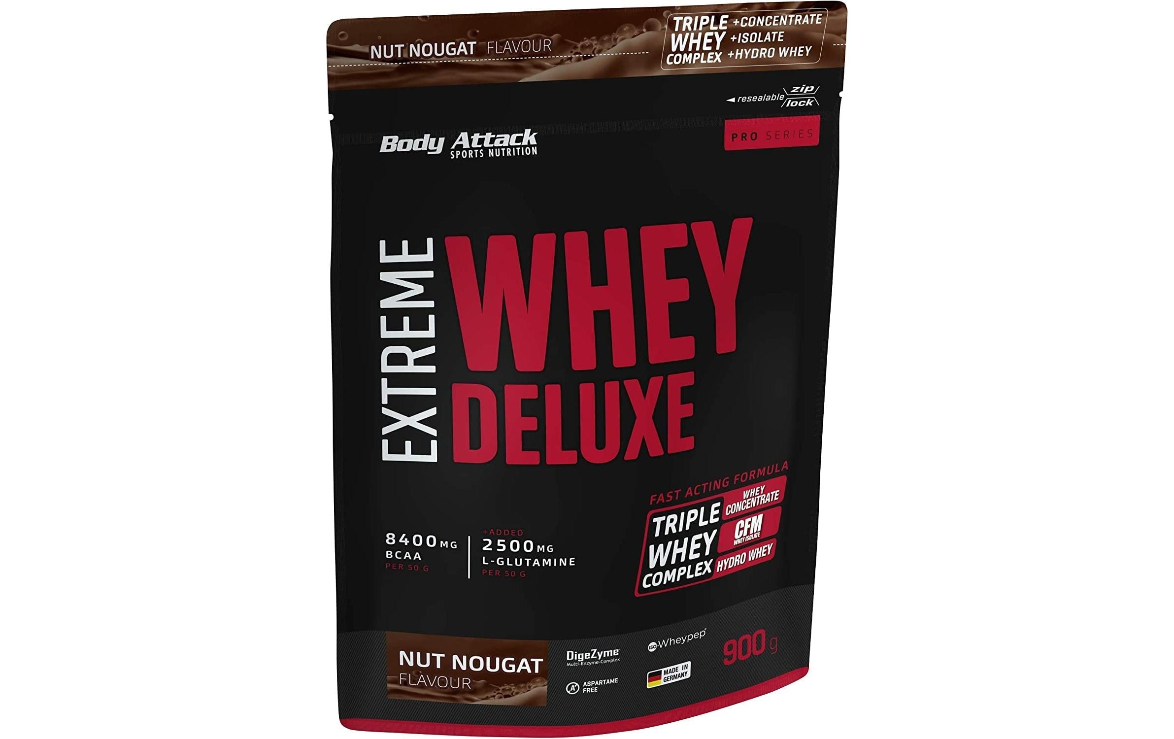 Body Attack Pulver Extreme Whey Deluxe Cookie/Crème 900 g