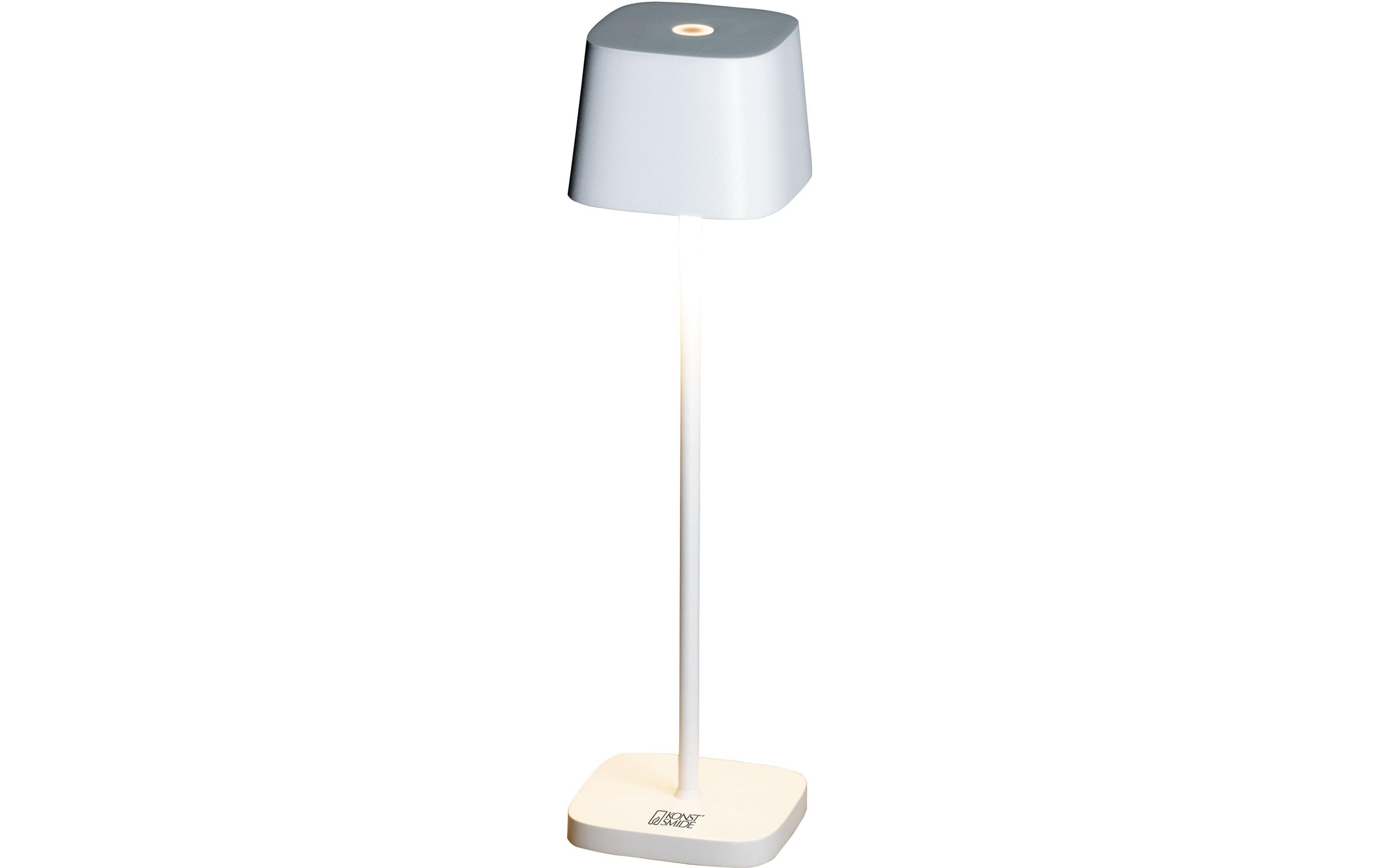 Konstsmide Akku-Tischleuchte Capri Mini USB, 2200-3000K, 2.2 W, Weiss