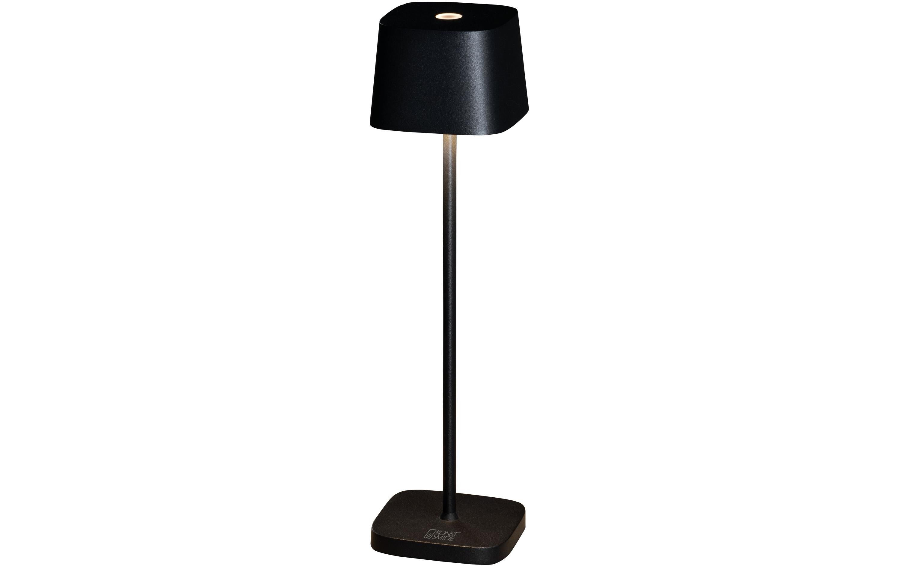 Konstsmide Akku-Tischleuchte Capri Mini USB, 2200-3000K, 2.2 W, Schwarz
