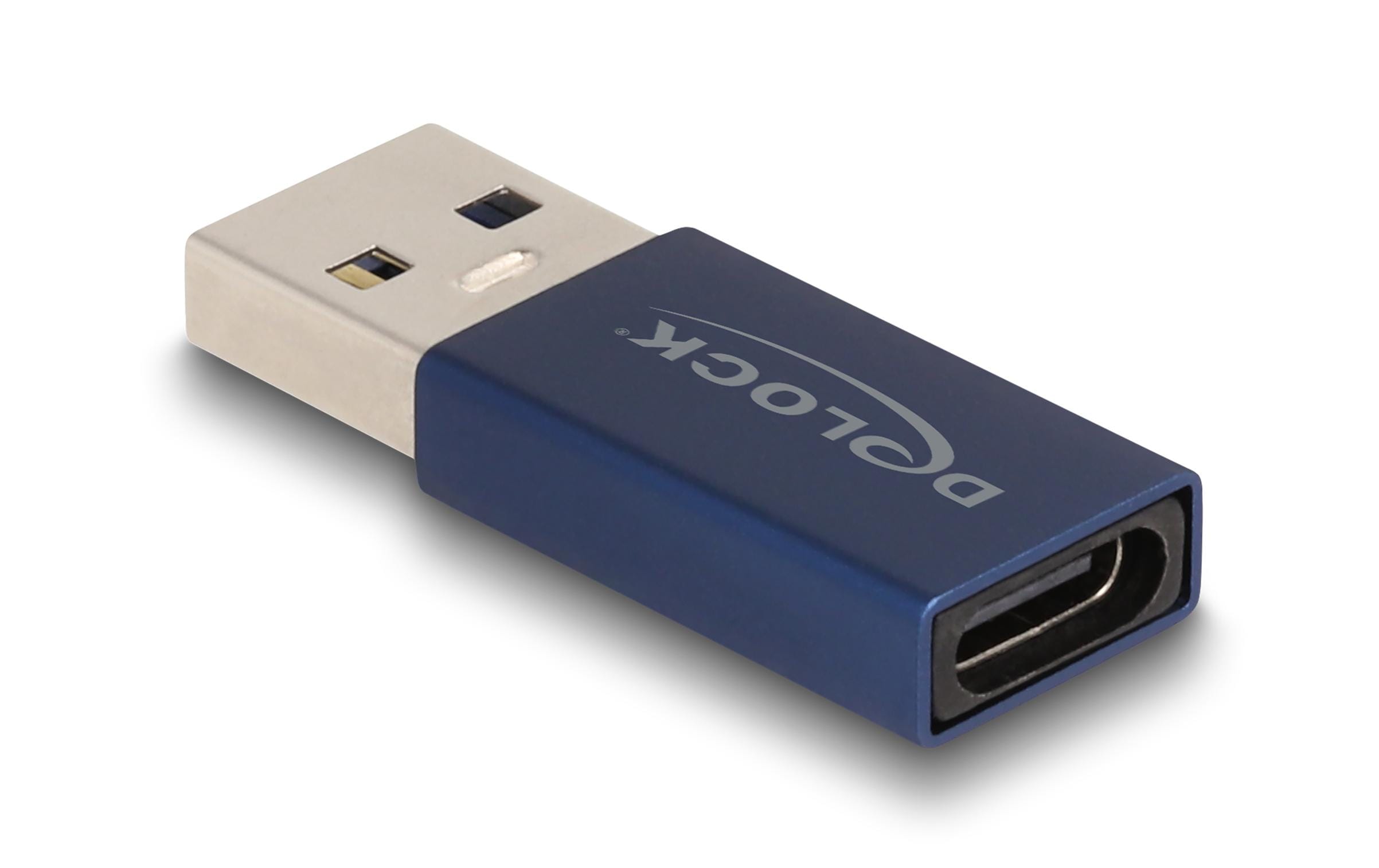 Delock USB-Adapter 3.2 Gen 2 (10 Gbps) USB-A Stecker - USB-C Buchse