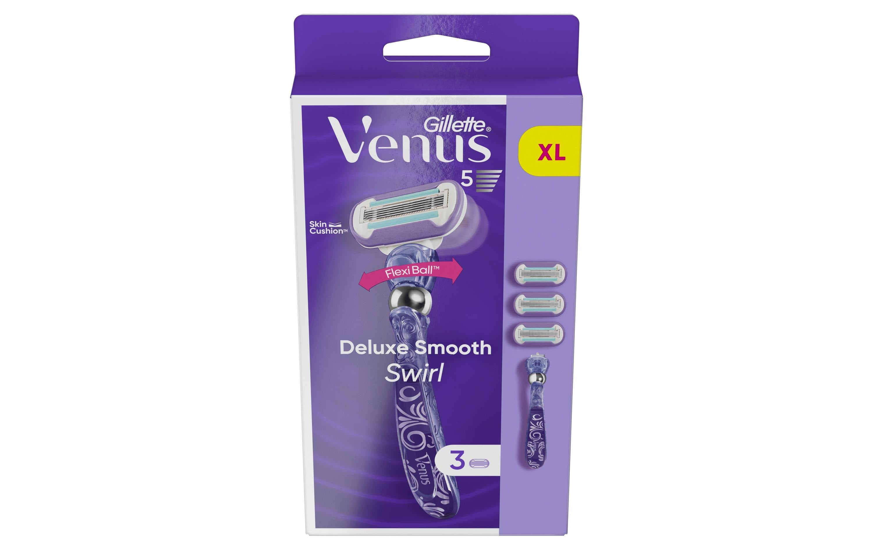 Gillette Venus Rasierer Deluxe Smooth Swirl 3 Stück