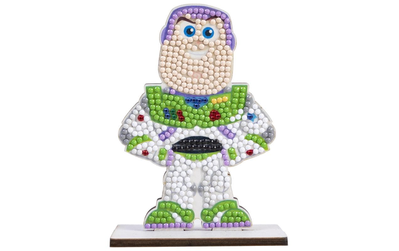 CRAFT Buddy Bastelset Crystal Art Buddies Disney Buzz Lightyear Figur