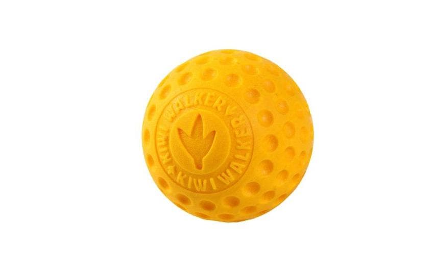 KIWI WALKER Hunde-Spielzeug Ball Orange, S, Ø 6 cm