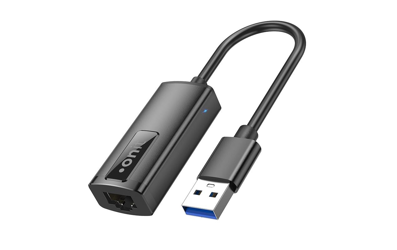onit Netzwerk-Adapter USB-A – RJ45 Gigabit-LAN