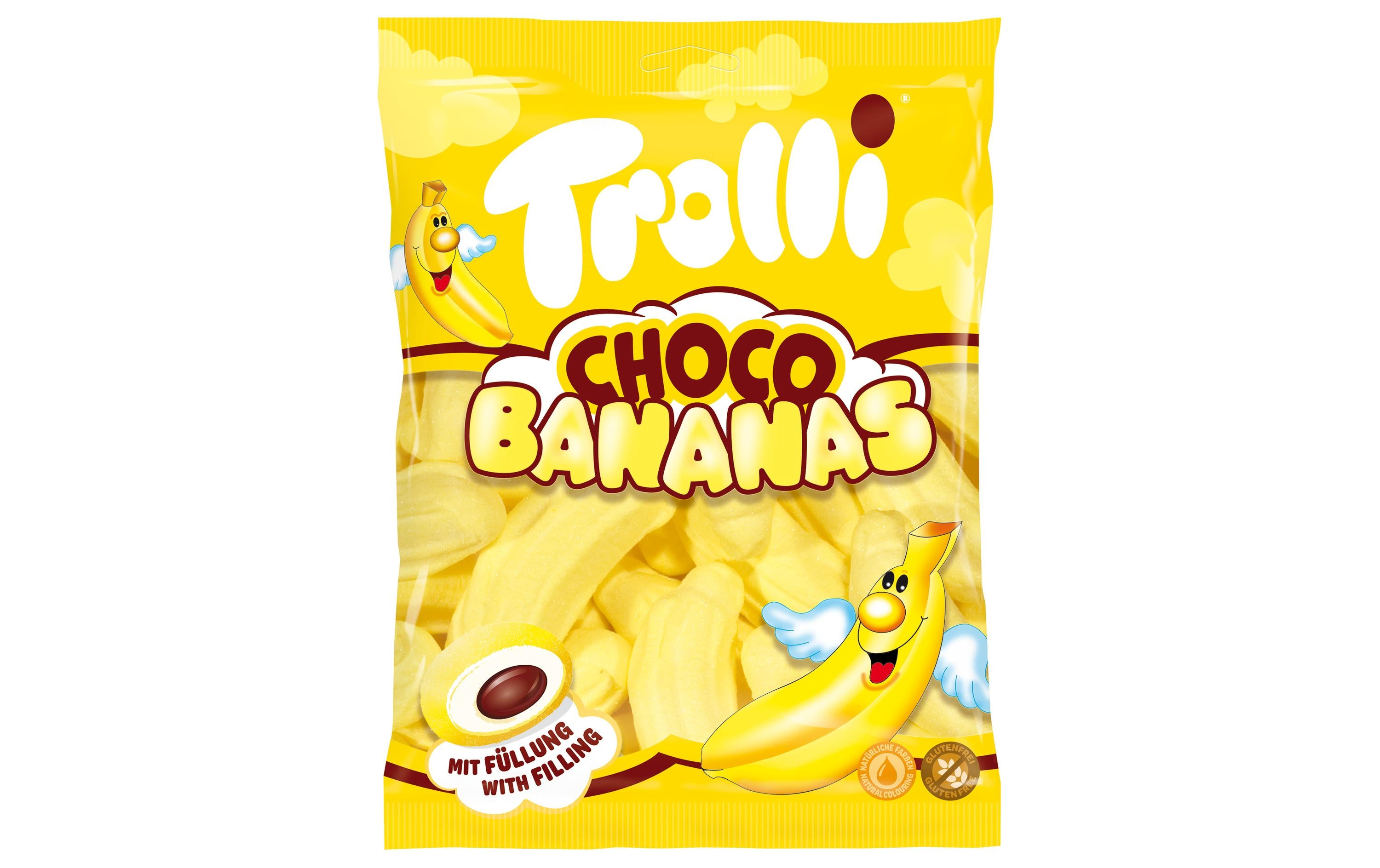 Trolli Süssigkeit Schoko Bananen 150 g