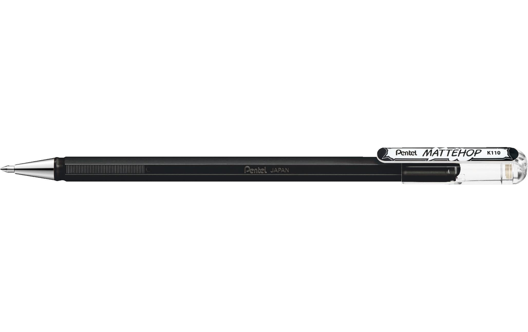 pentel Gelschreiber Mattehop 1.0 mm, Schwarz