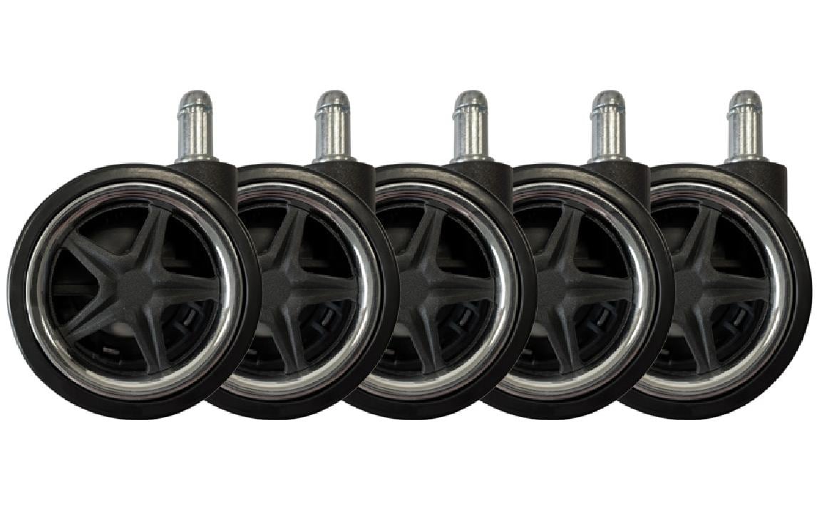 LC-Power Rollen LC-CASTERS-DRIFT 5er Set Chrom