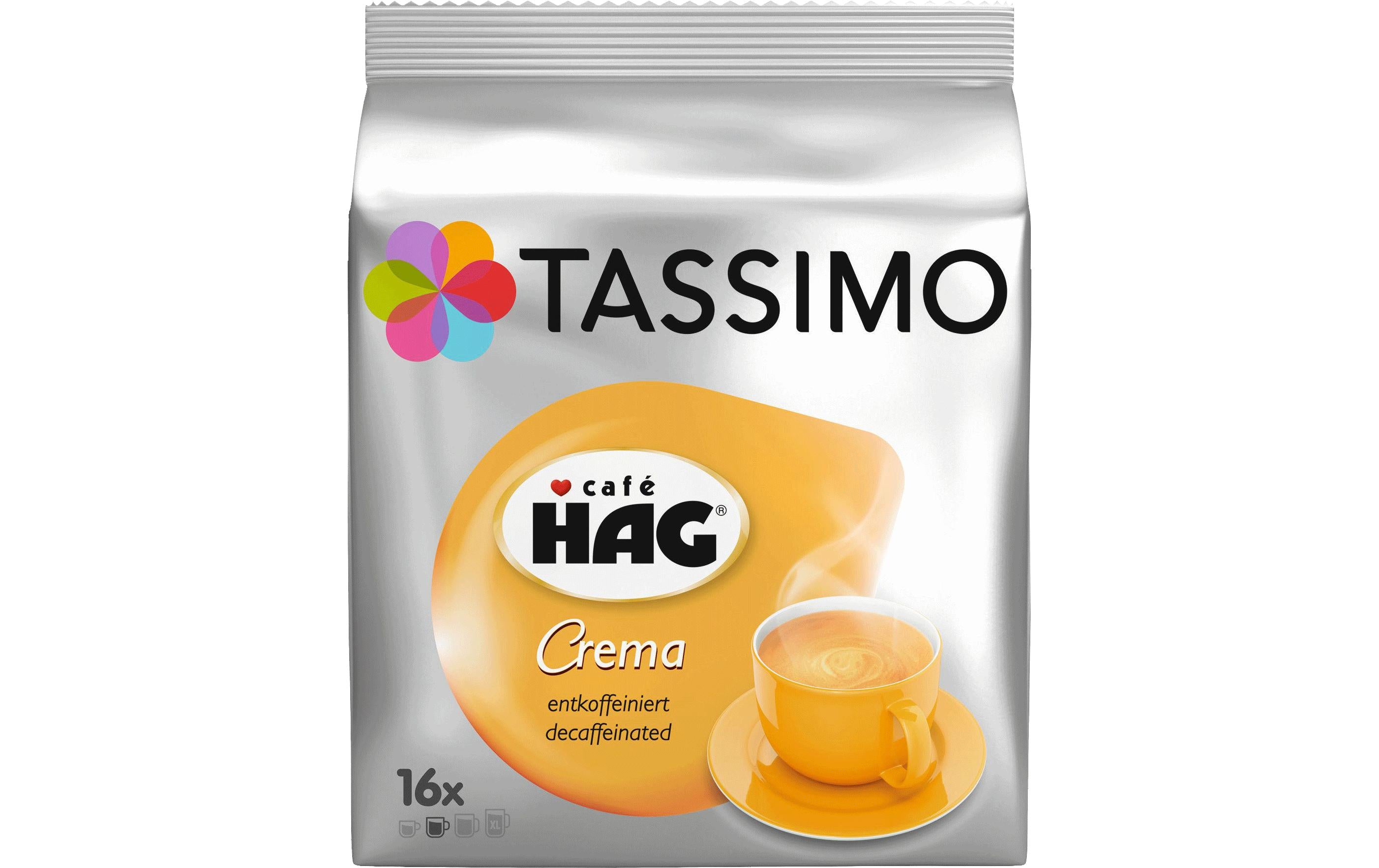 TASSIMO Kaffeekapseln T DISC Café HAG Crema 16 Portionen