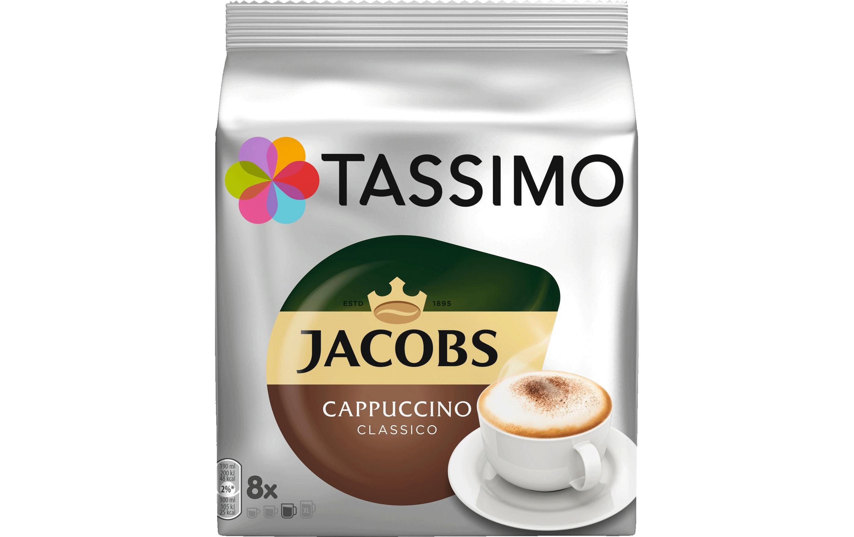 TASSIMO Kaffeekapseln T DISC Jacobs Cappuccino 8 Portionen