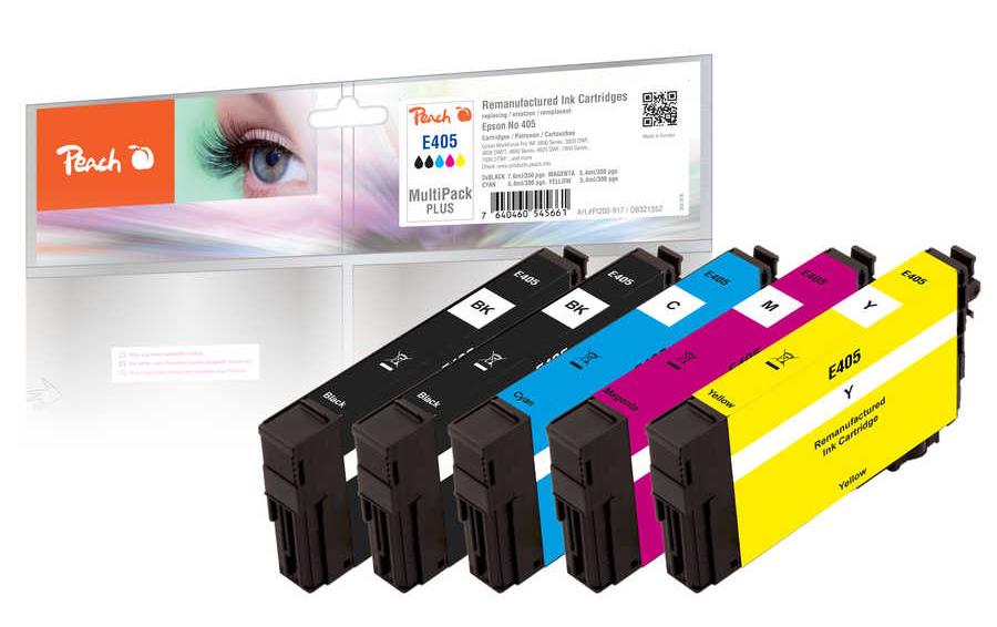 Peach Tintenset Epson 405 MultiPack Plus BK/C/M/Y