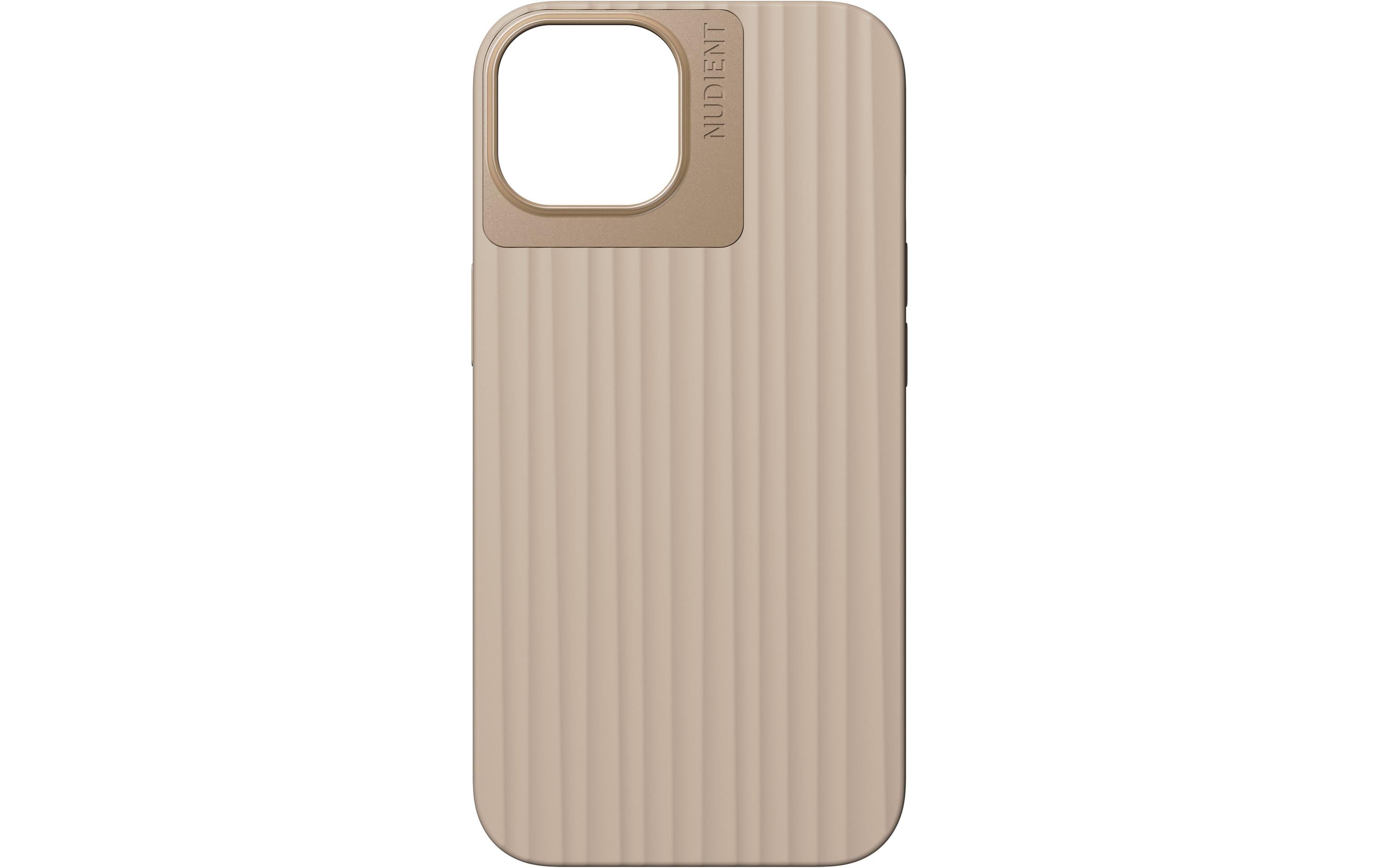 Nudient Back Cover Bold Case iPhone 14 Leinen Beige