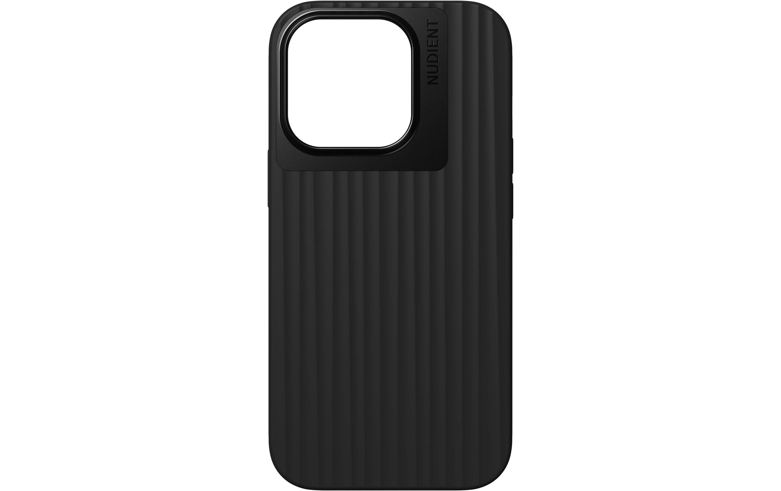 Nudient Back Cover Bold Case iPhone 14 Pro Charcoal Black