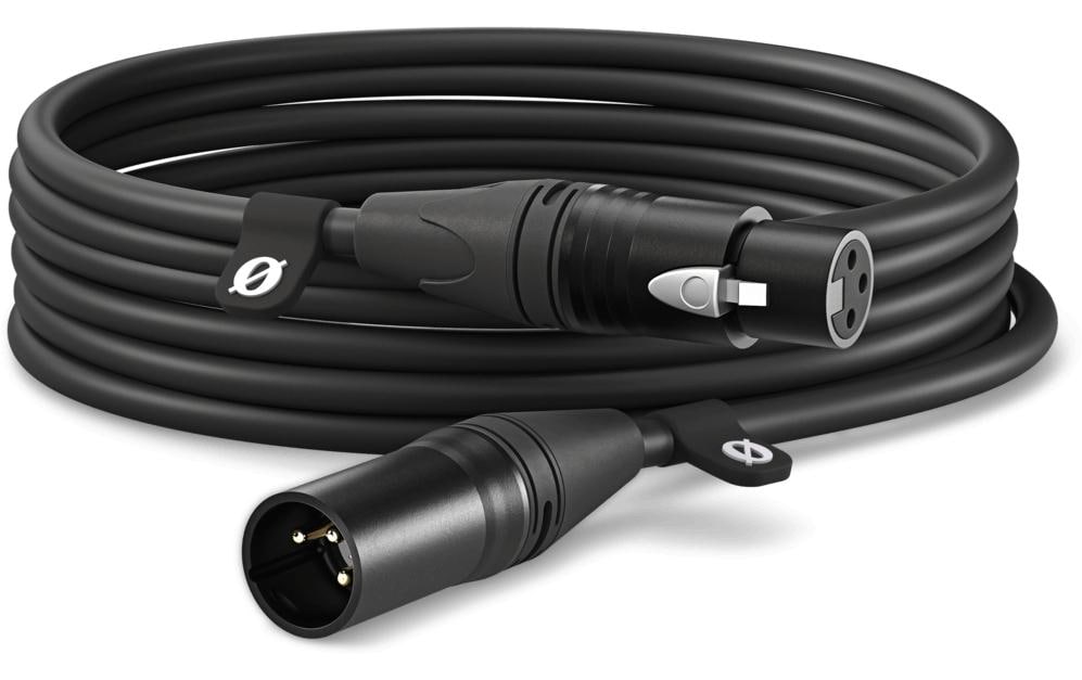 Rode XLR-Kabel XLRm-XLRf 6 m, Schwarz