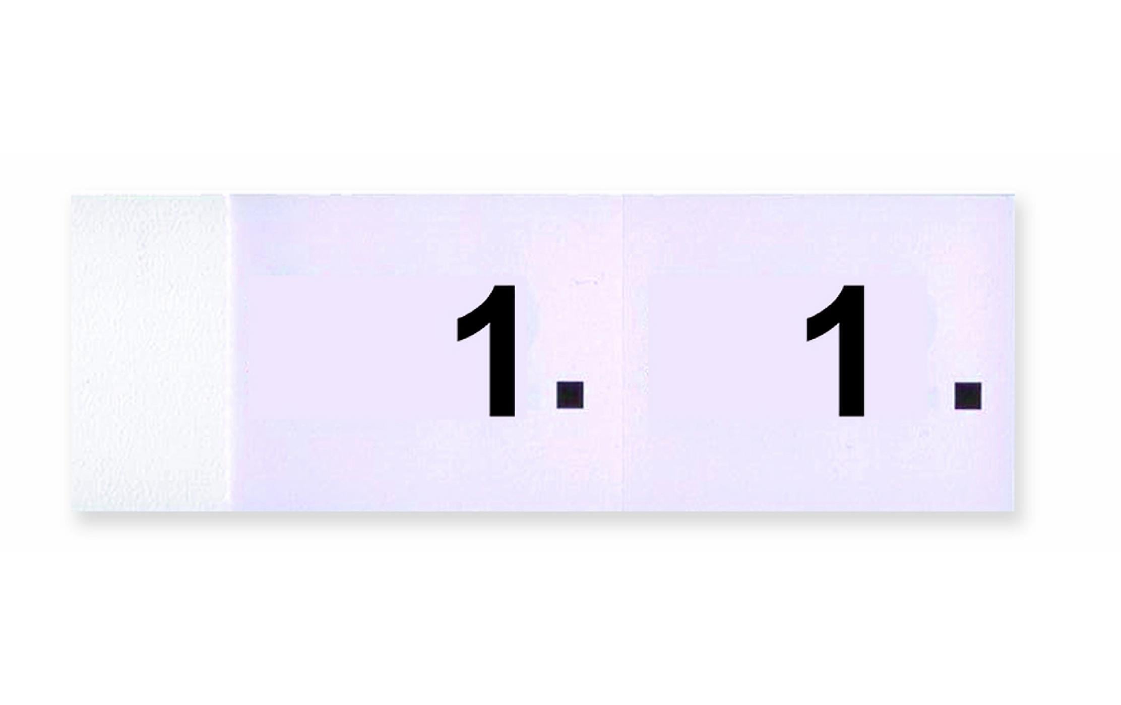 Simplex Notizzettel Garderobenblöcke 1-100, Weiss