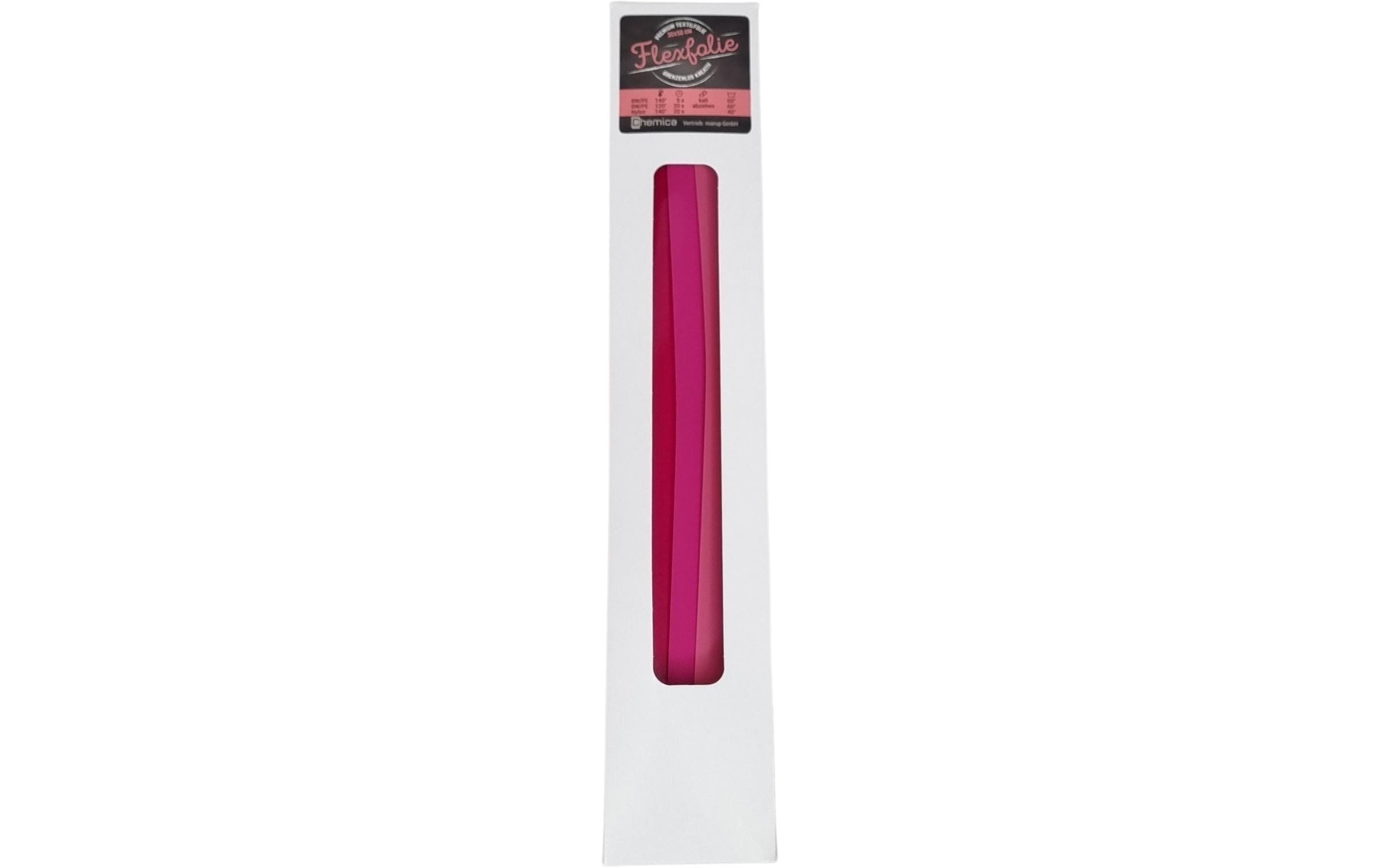 Chemica Aufbügelfolie Flex 30 x 50 cm, 3er Set, Rosa
