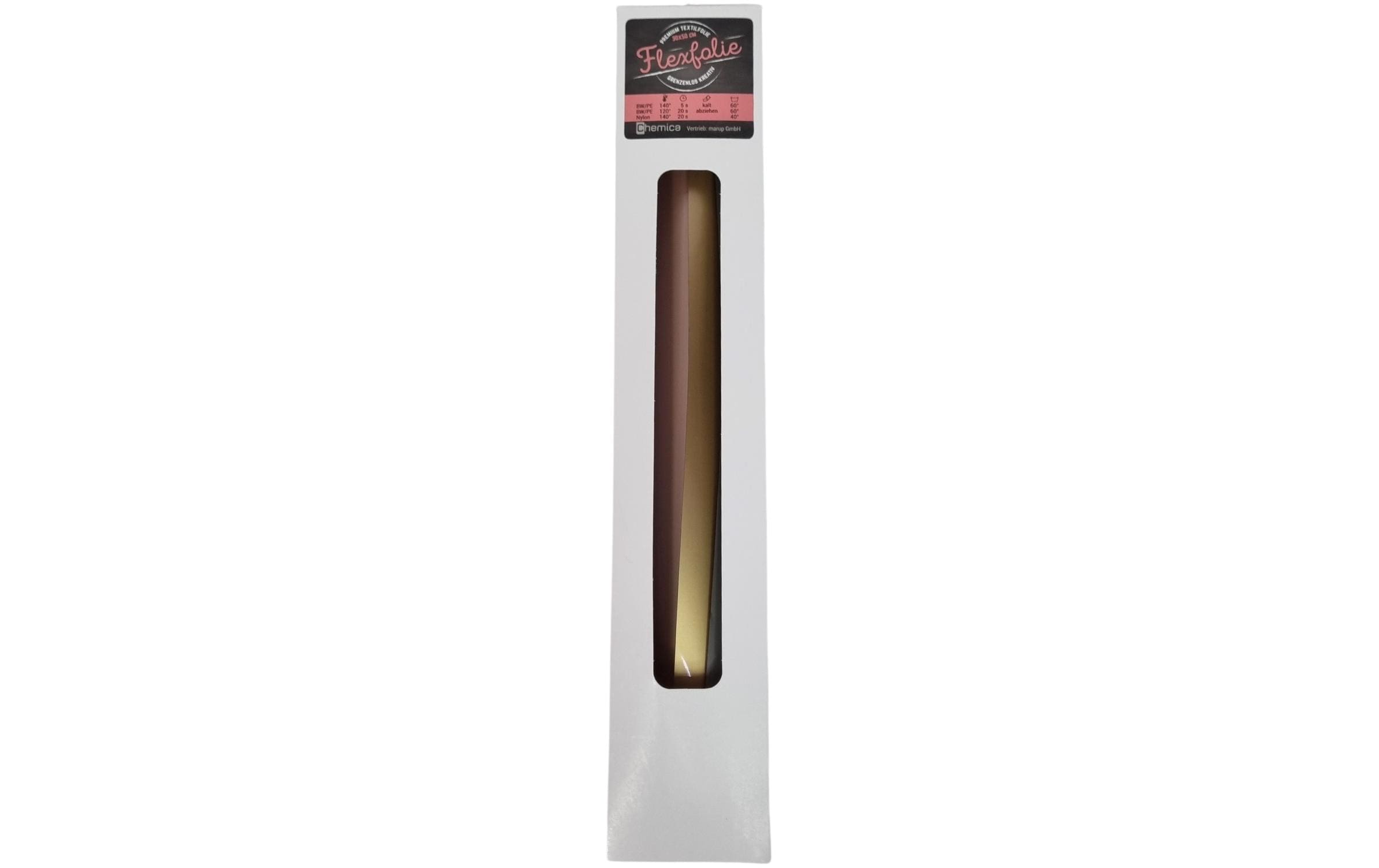 Chemica Aufbügelfolie Flex 30 x 50 cm, 3er Set, Mehrfarbig