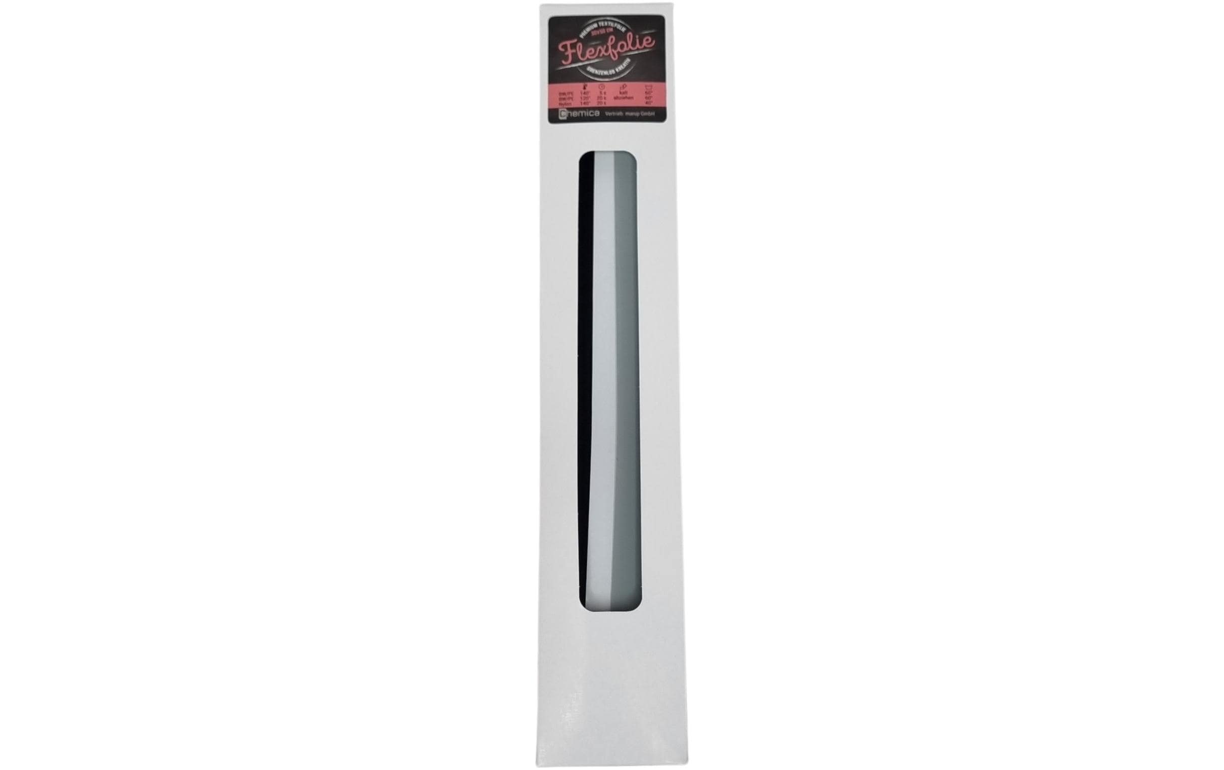Chemica Aufbügelfolie Flex 30 x 50 cm, 3er Set, Schwarz/Weiss