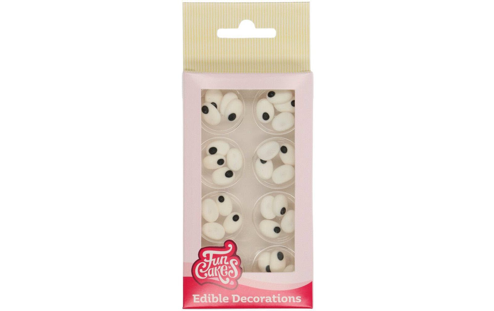 Funcakes Zuckerdekore FunCakes Zuckeraugen Oval 32 Stück