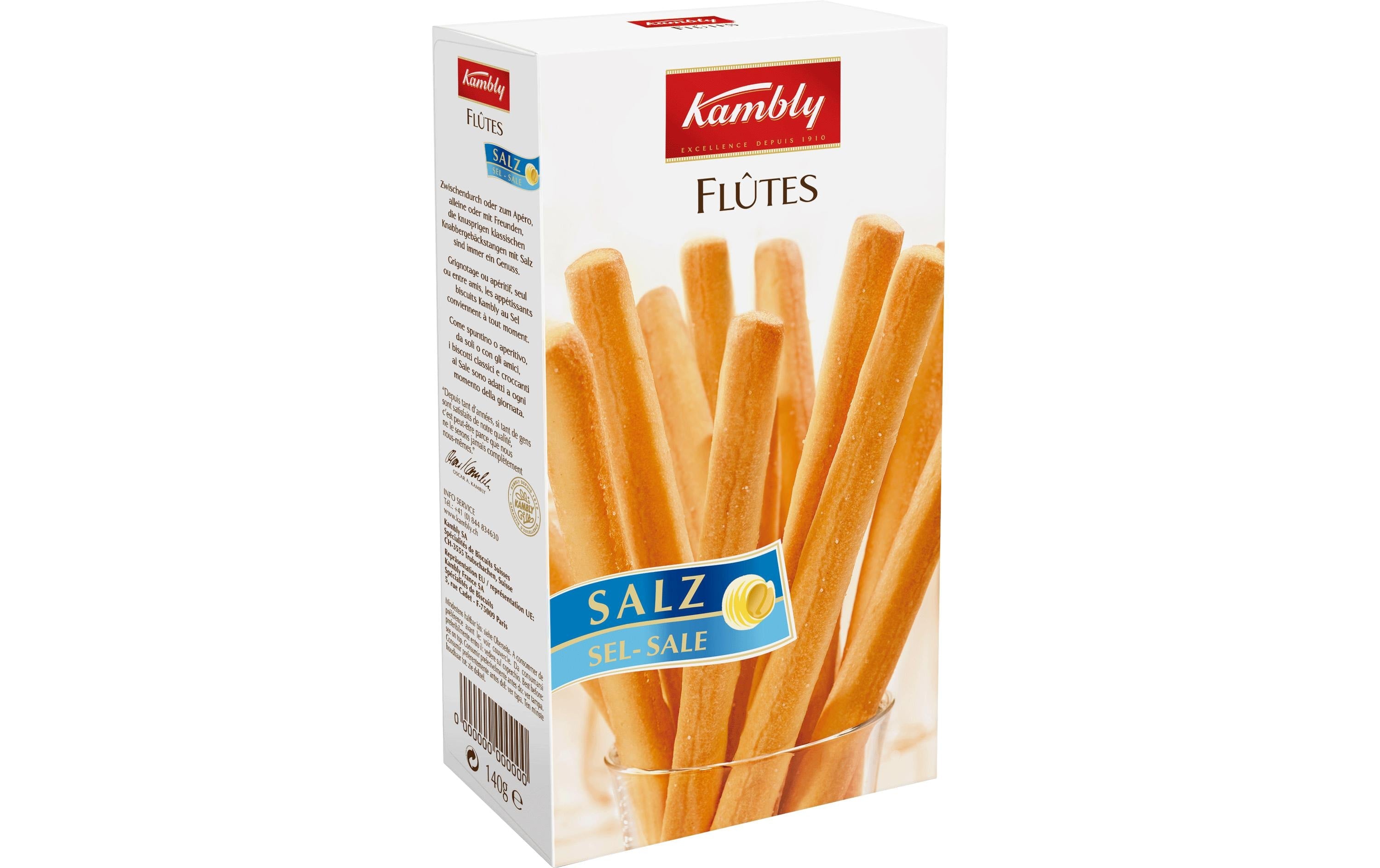 Kambly Apéro Flûtes Salz Salz 140 g