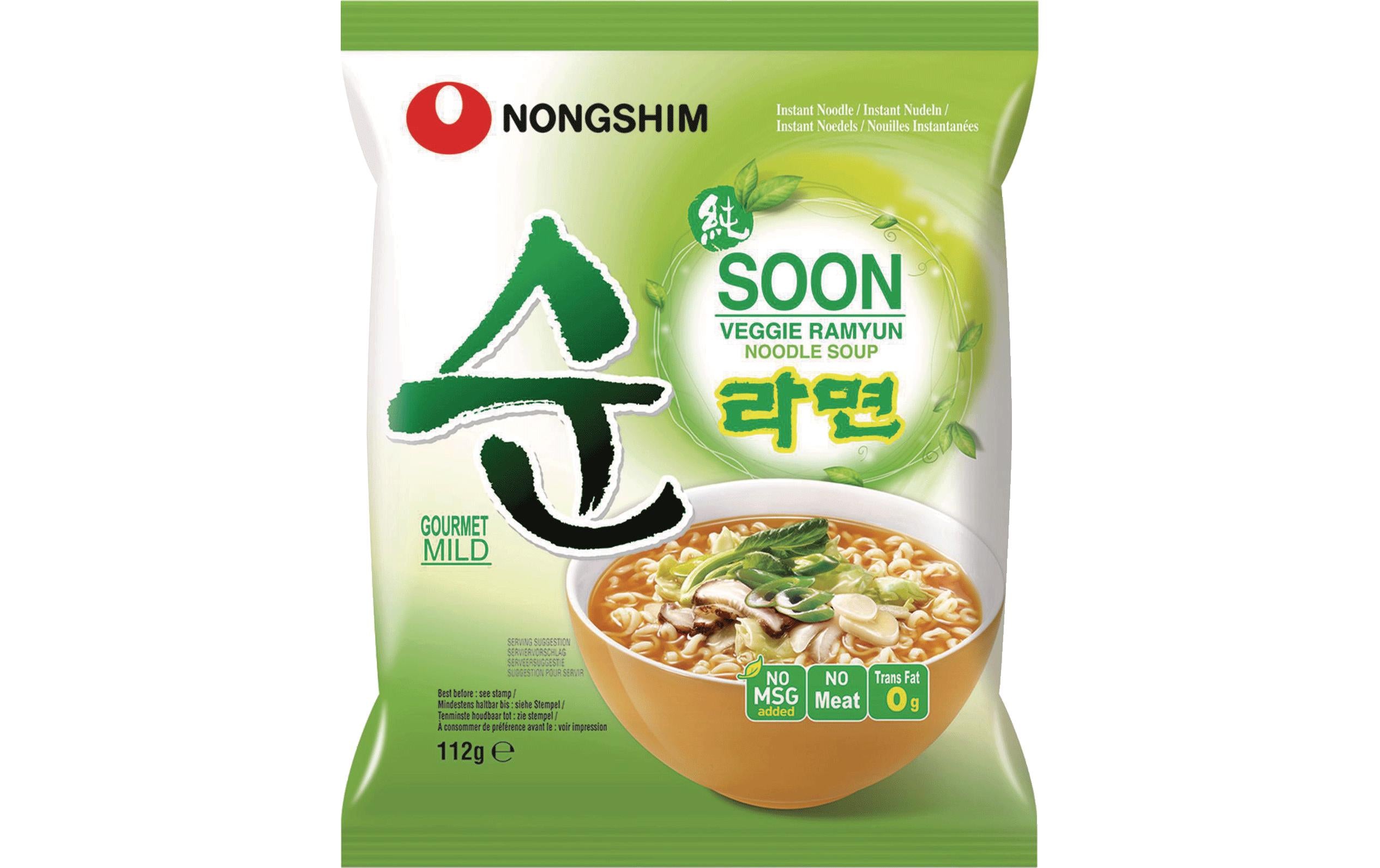 Nongshim Nudelsuppe Soon Veggie 112 g