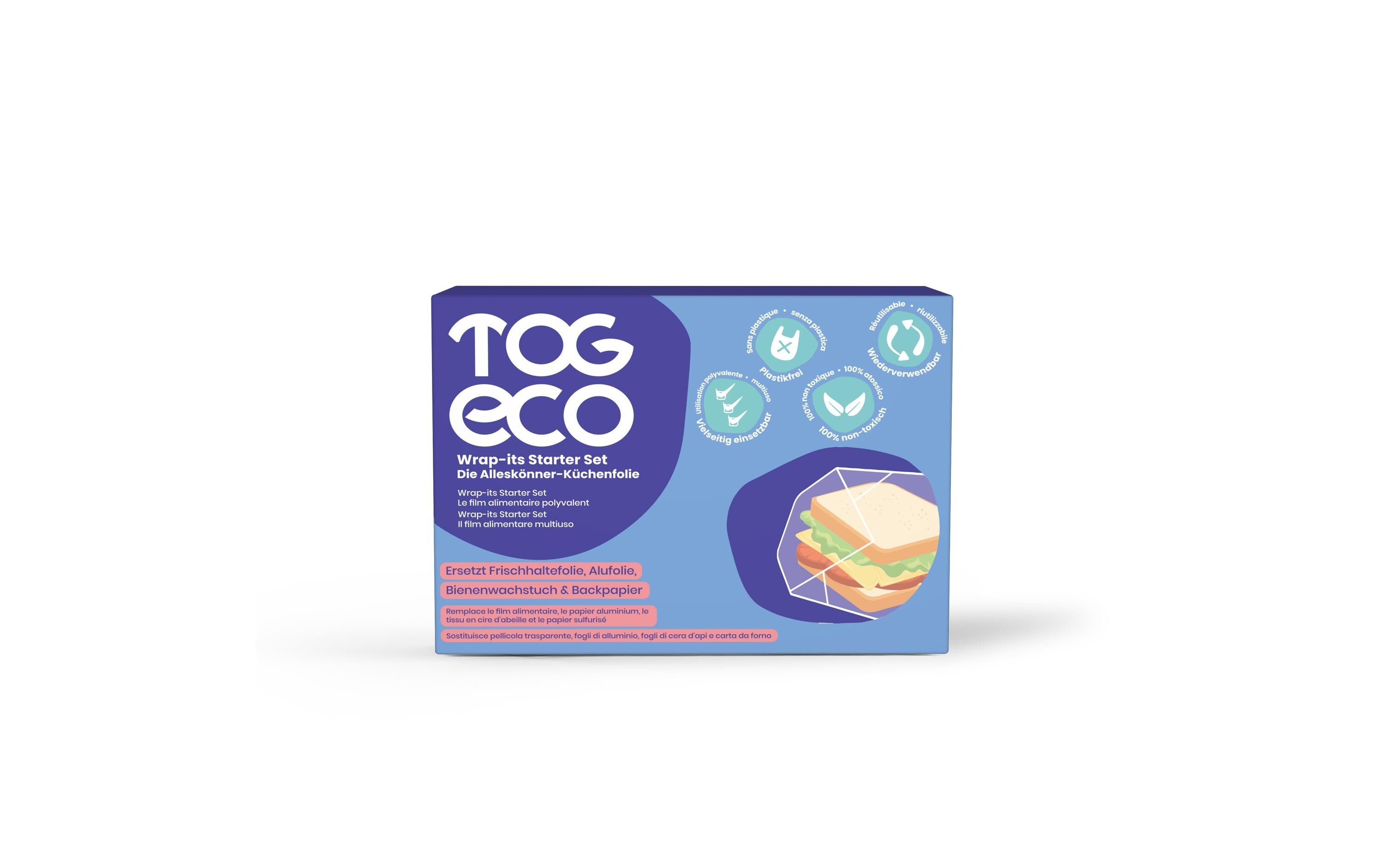 Togeco Frischhaltefolie 4 Stück, Transparent