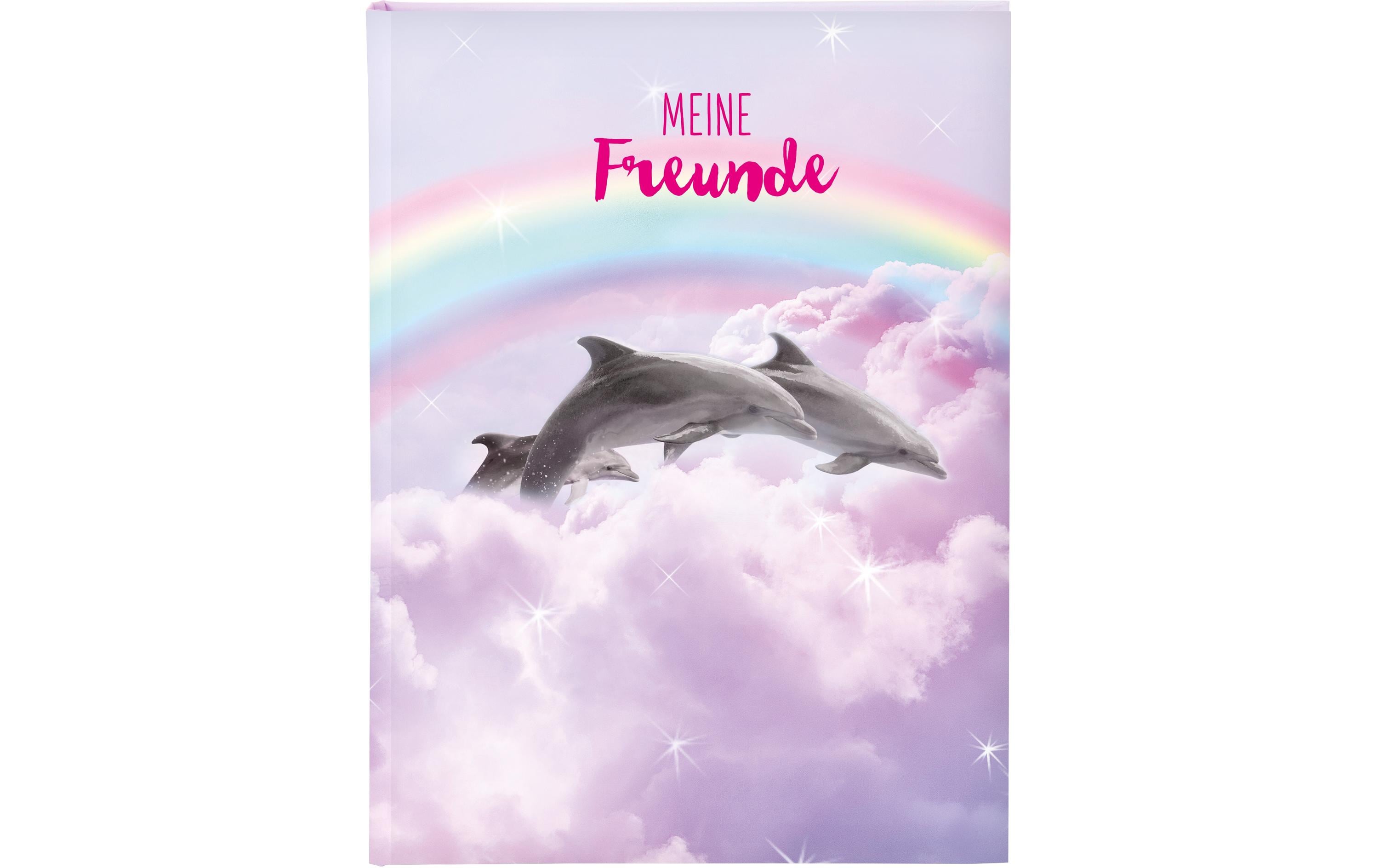 Goldbuch Freundebuch Delfine A5, 88 Seiten
